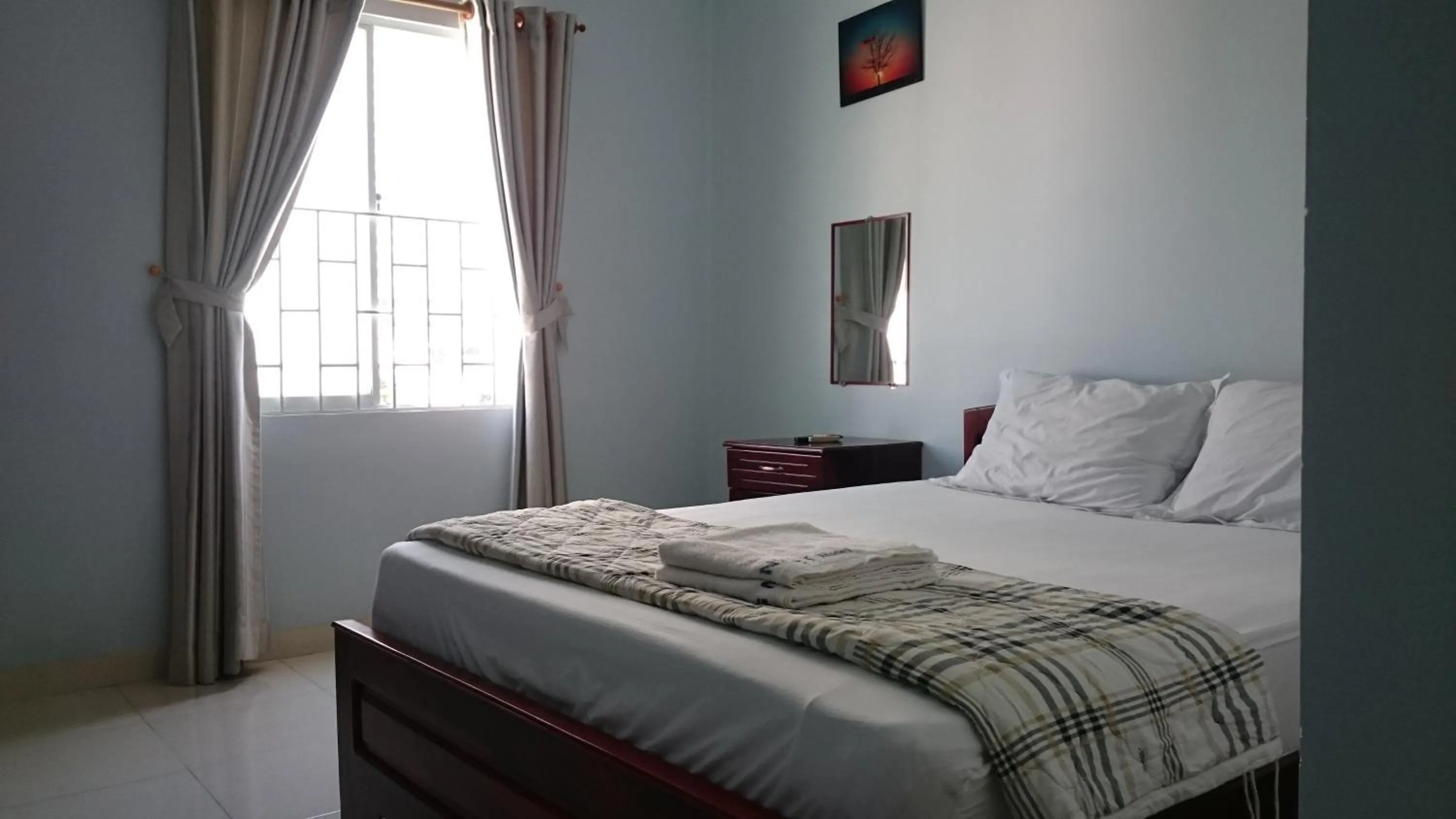 Bed in Quang Nhat Hotel