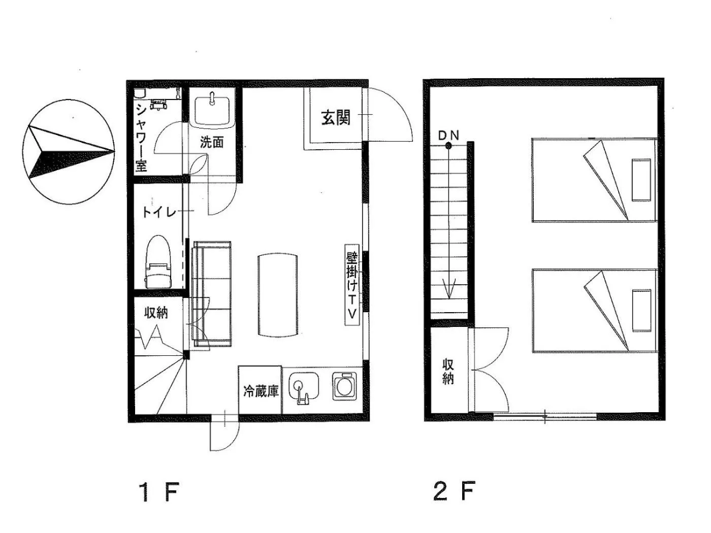 Floor plan in Kyoto Gion Shinbashi-an