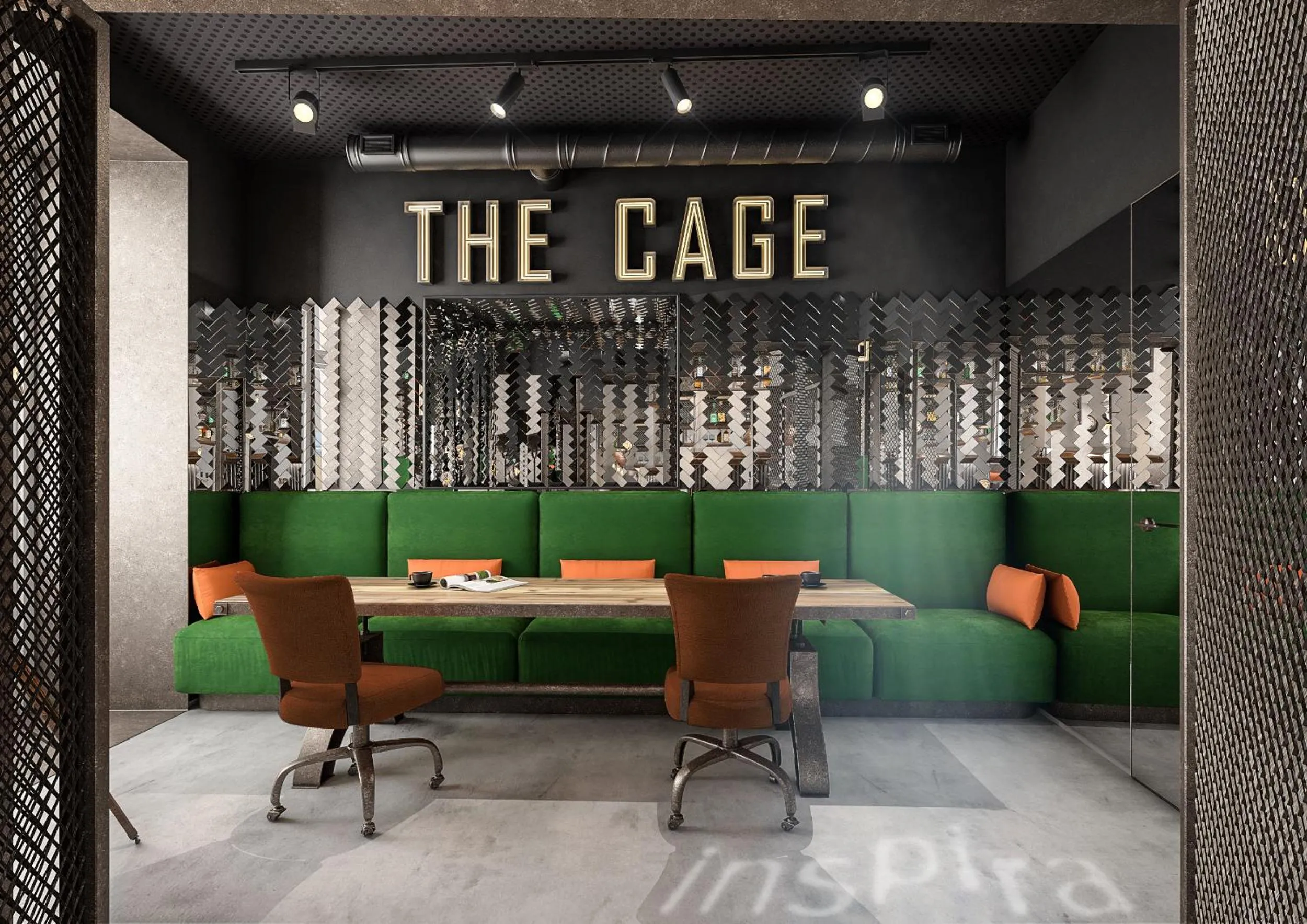 Communal lounge/ TV room in Inspira Santos Boutique Hotel