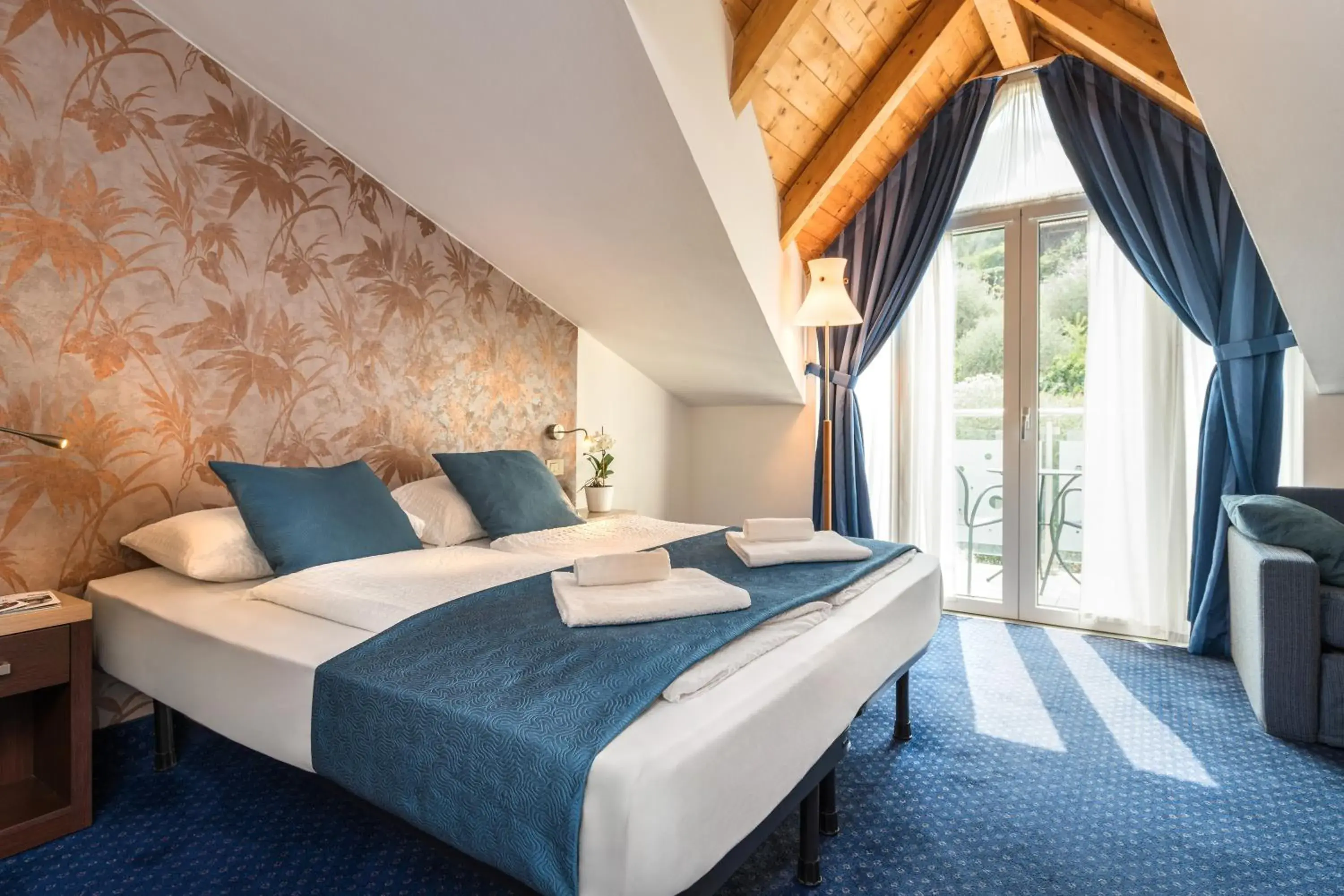 Classic Double Room - Attic in Hotel Benacus Panoramic Classic Double Room - Attic in Hotel Benacus Panoramic