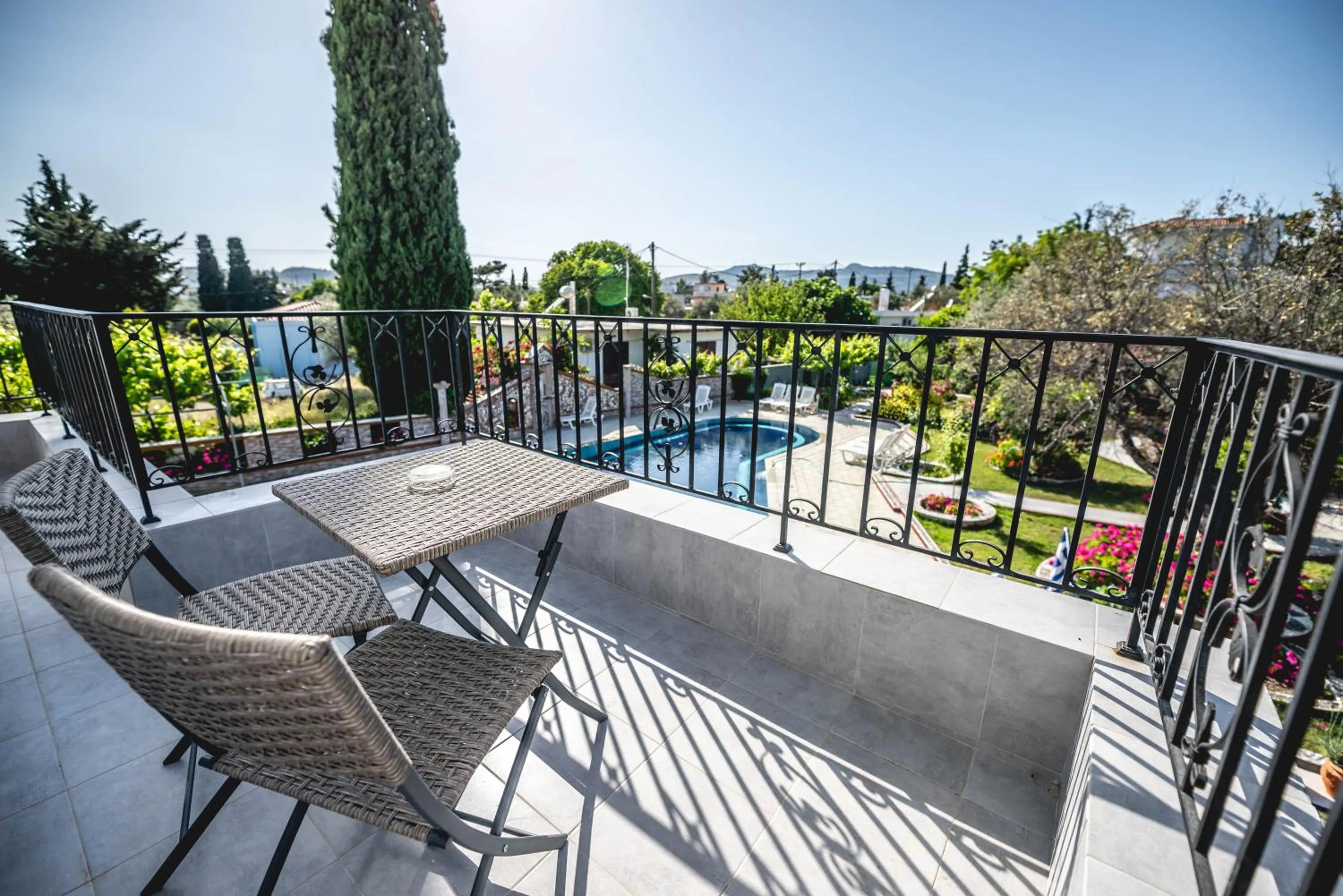 Balcony/Terrace in Hotel Dimitra Sun