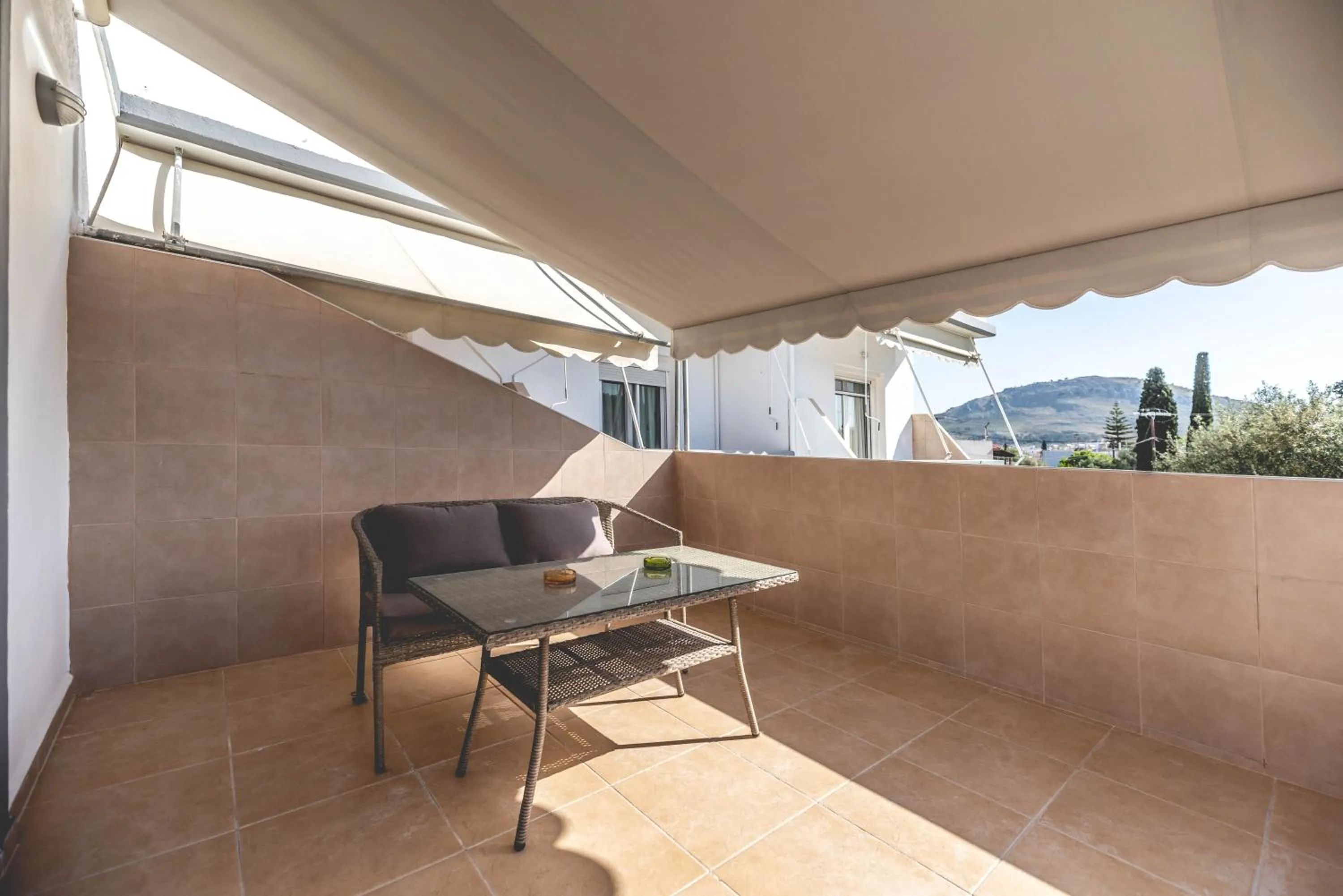 Balcony/Terrace in Hotel Dimitra Sun