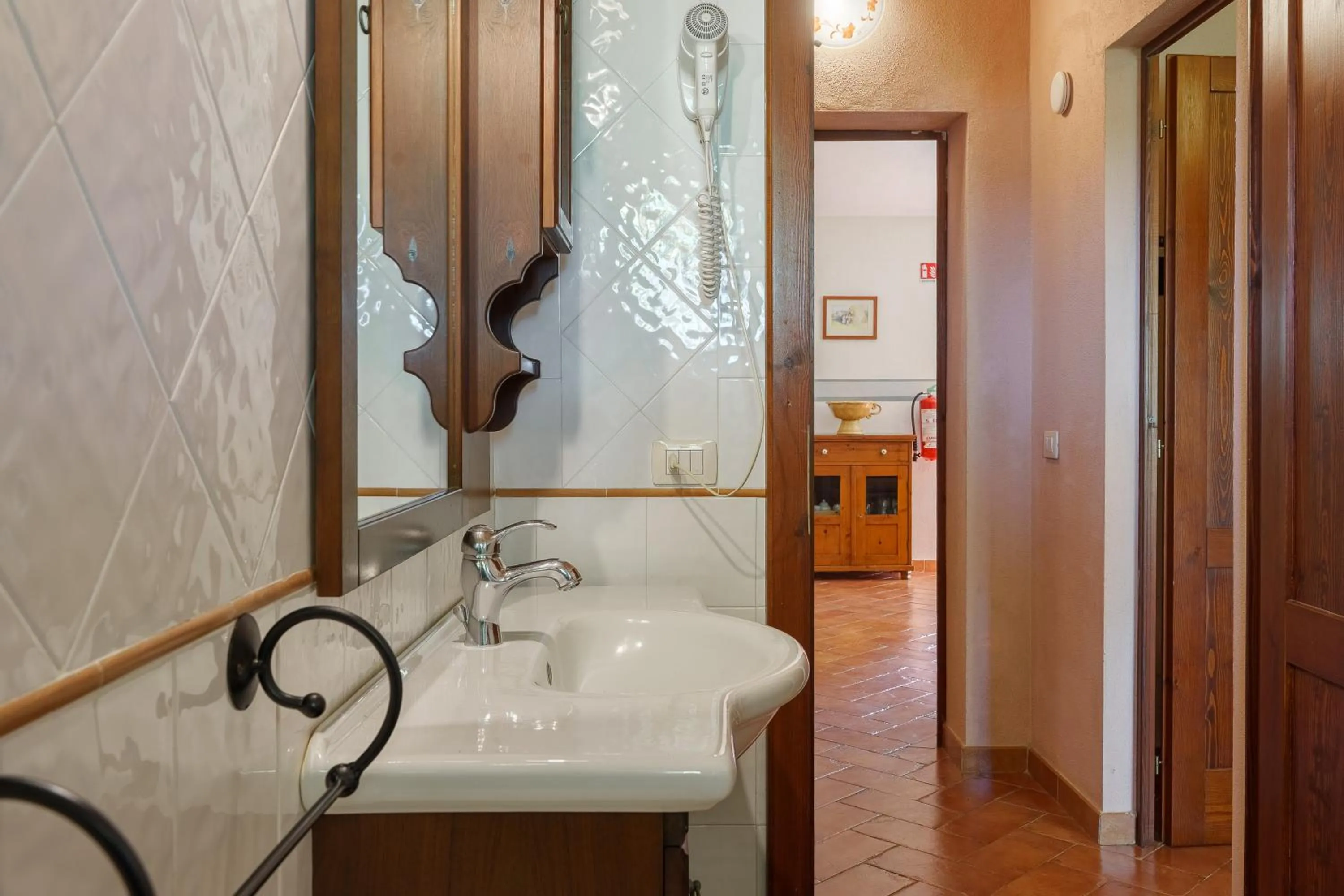 Bathroom in Agriturismo Le Pescine