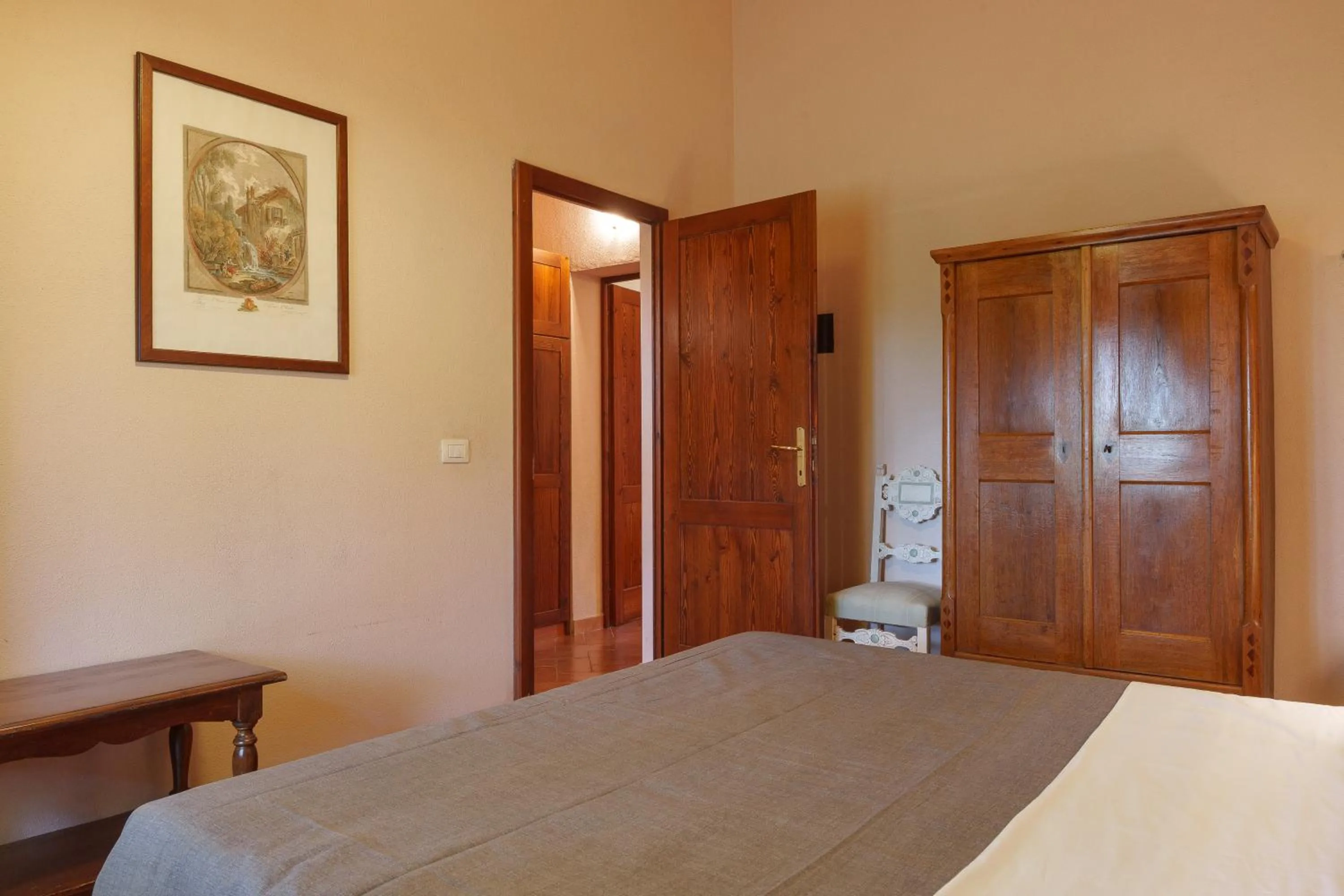 Living room, Bed in Agriturismo Le Pescine