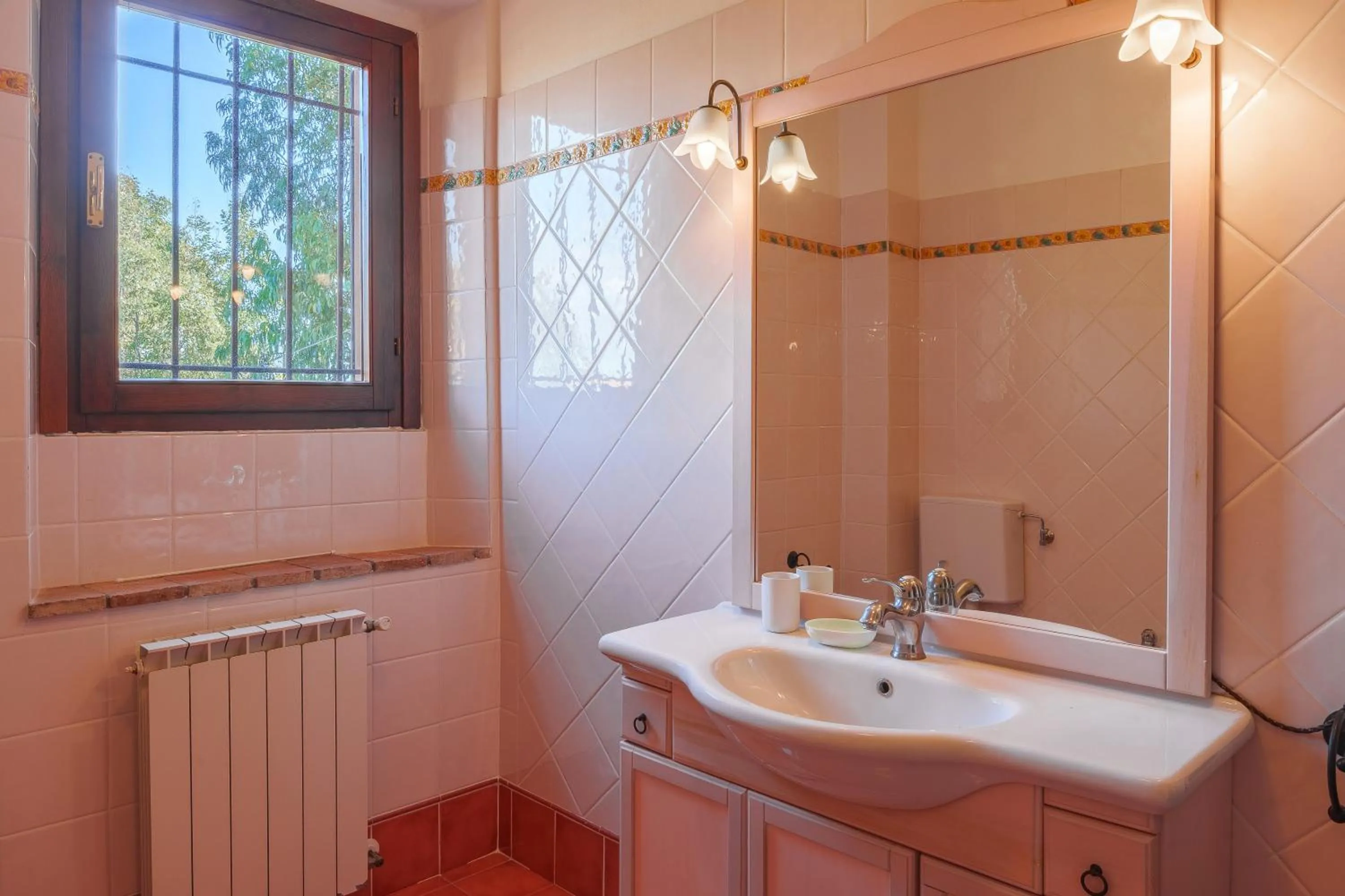 Bathroom in Agriturismo Le Pescine