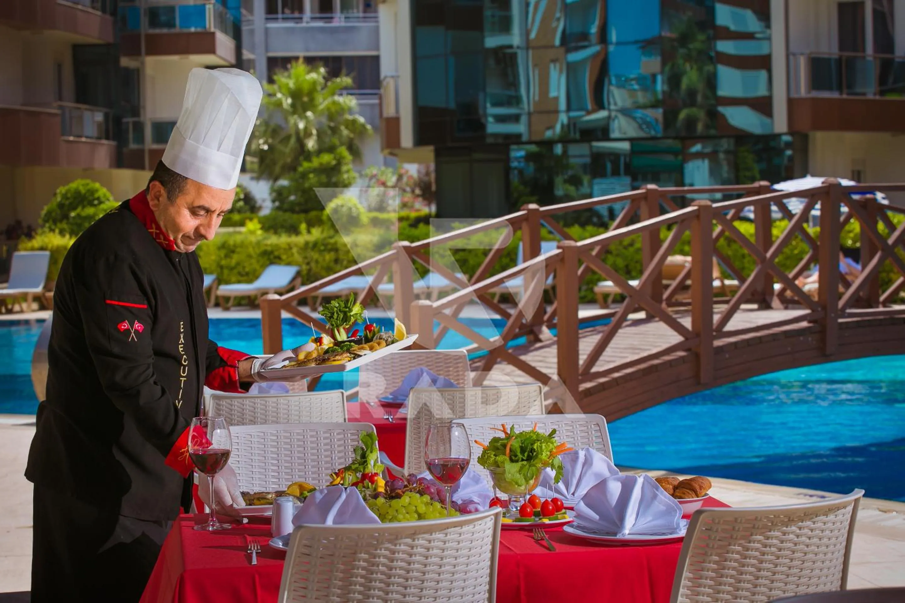 Staff in Onkel Rada Apart Hotel