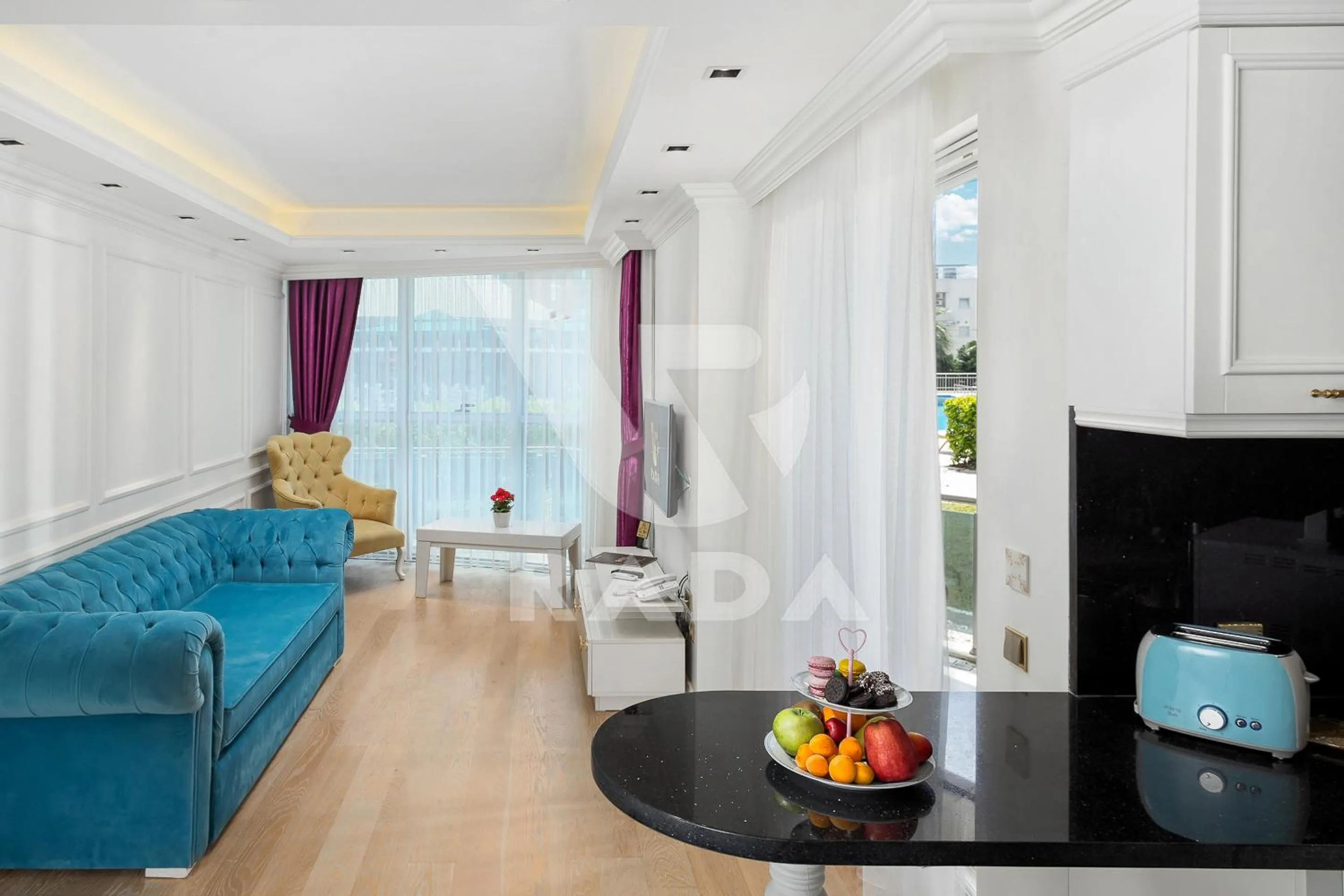 Living room in Onkel Rada Apart Hotel