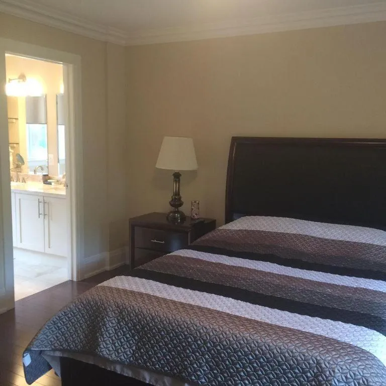 Bedroom, Bed in Luxury Home - Upper Toronto Beaches