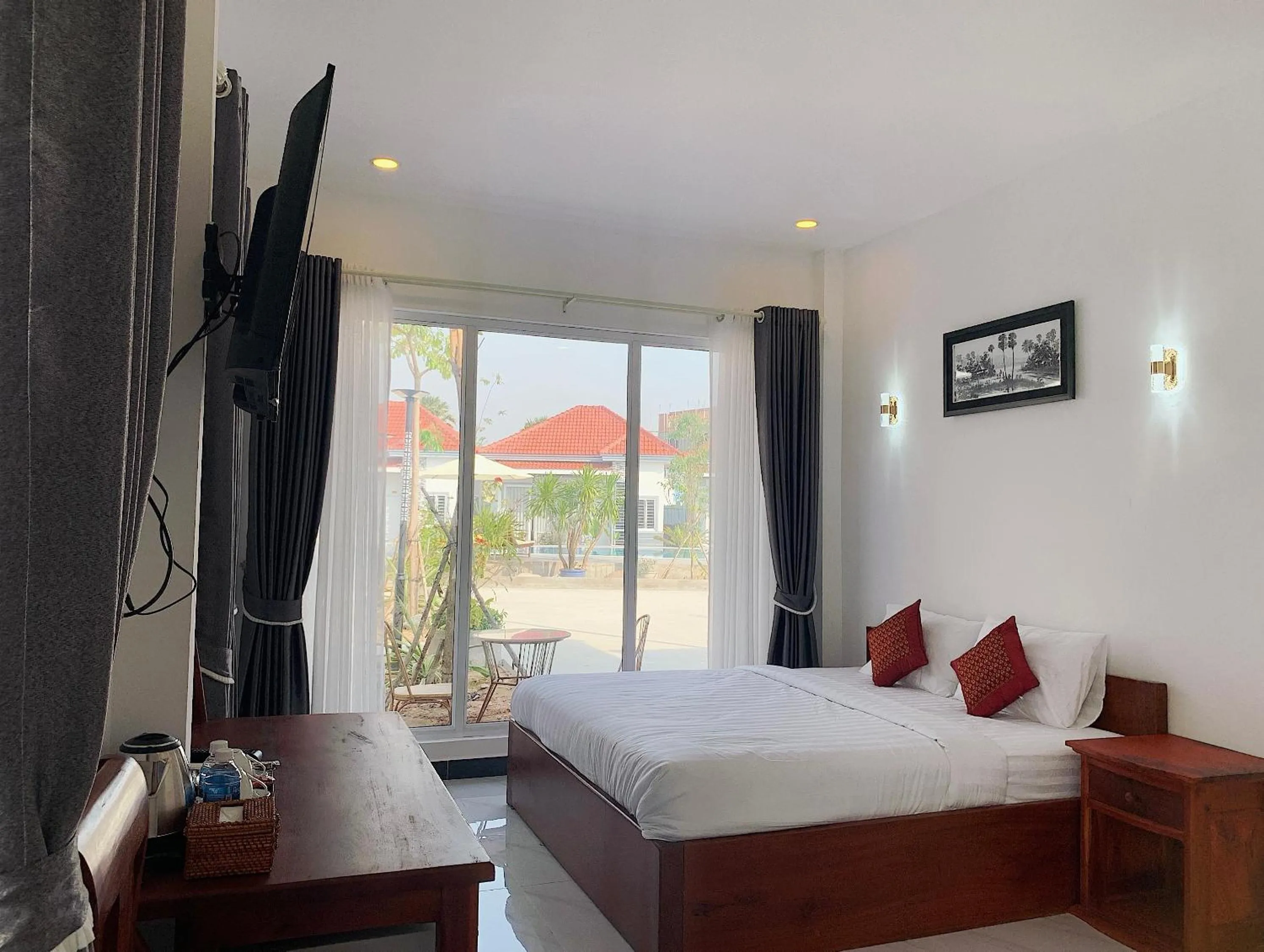 Bedroom, Bed in Kampot Orkide Boutique