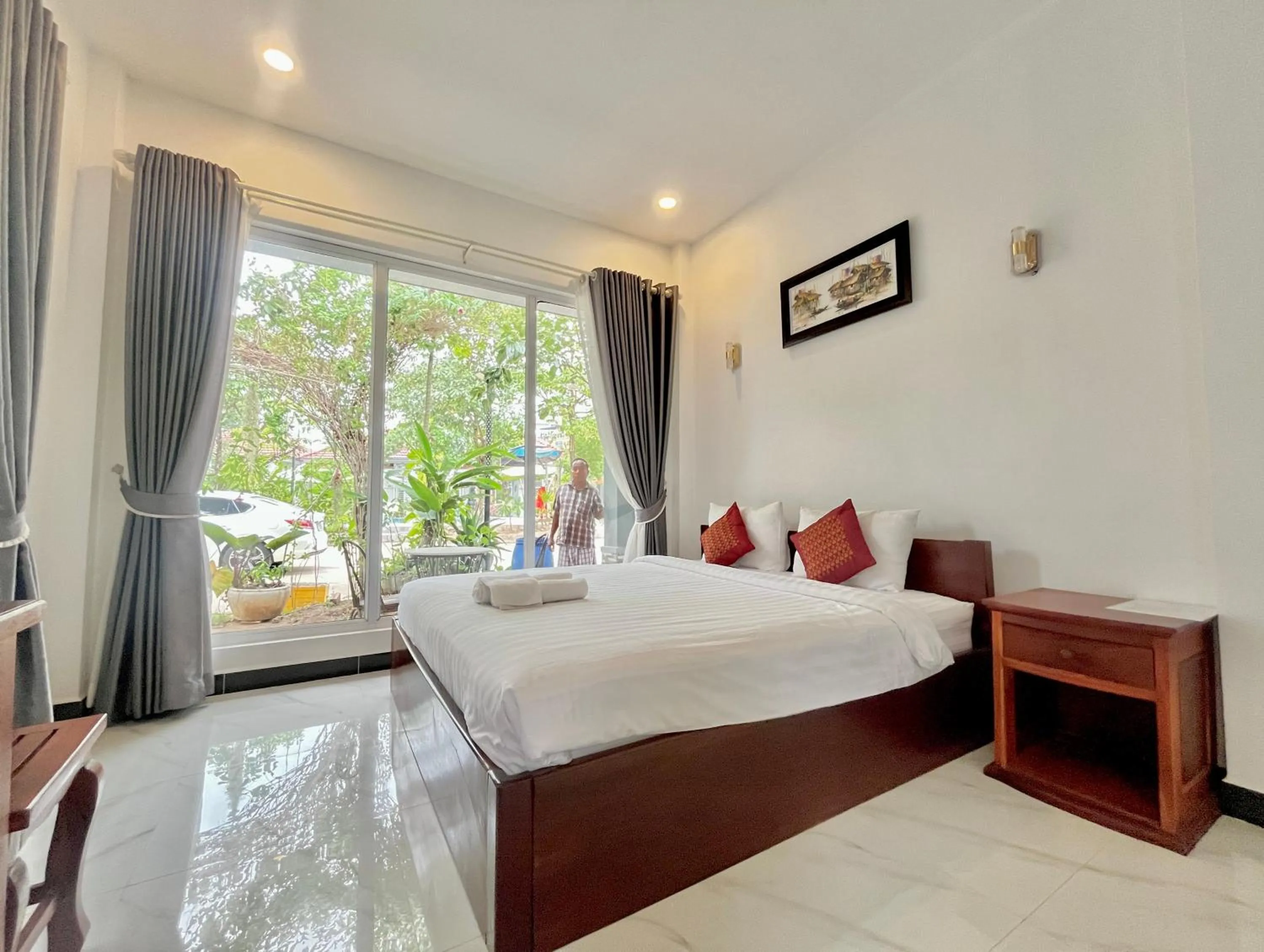 Bed in Kampot Orkide Boutique
