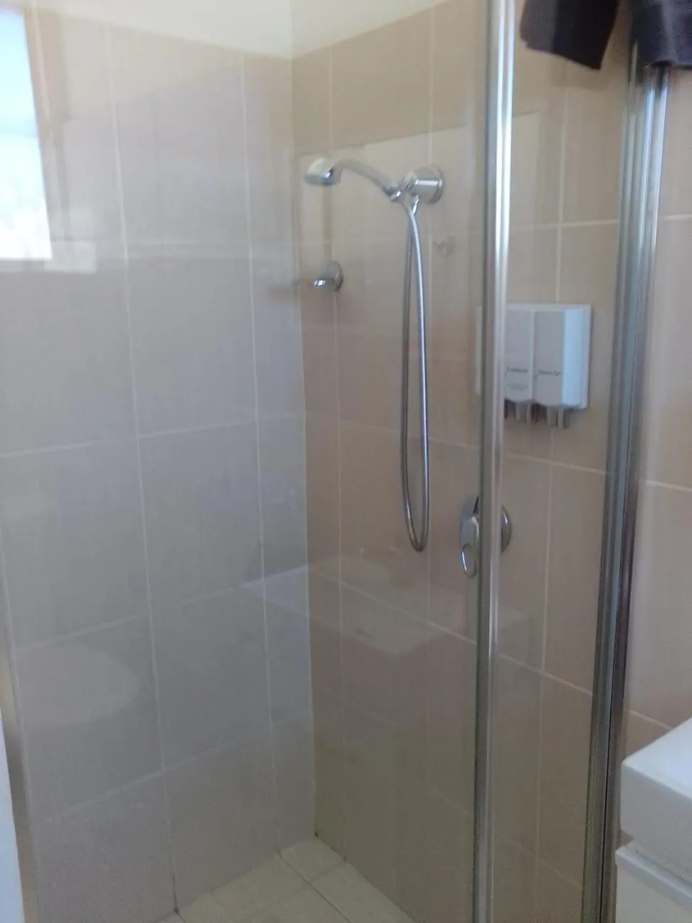 Shower in Forster and Wallis Lake Motel