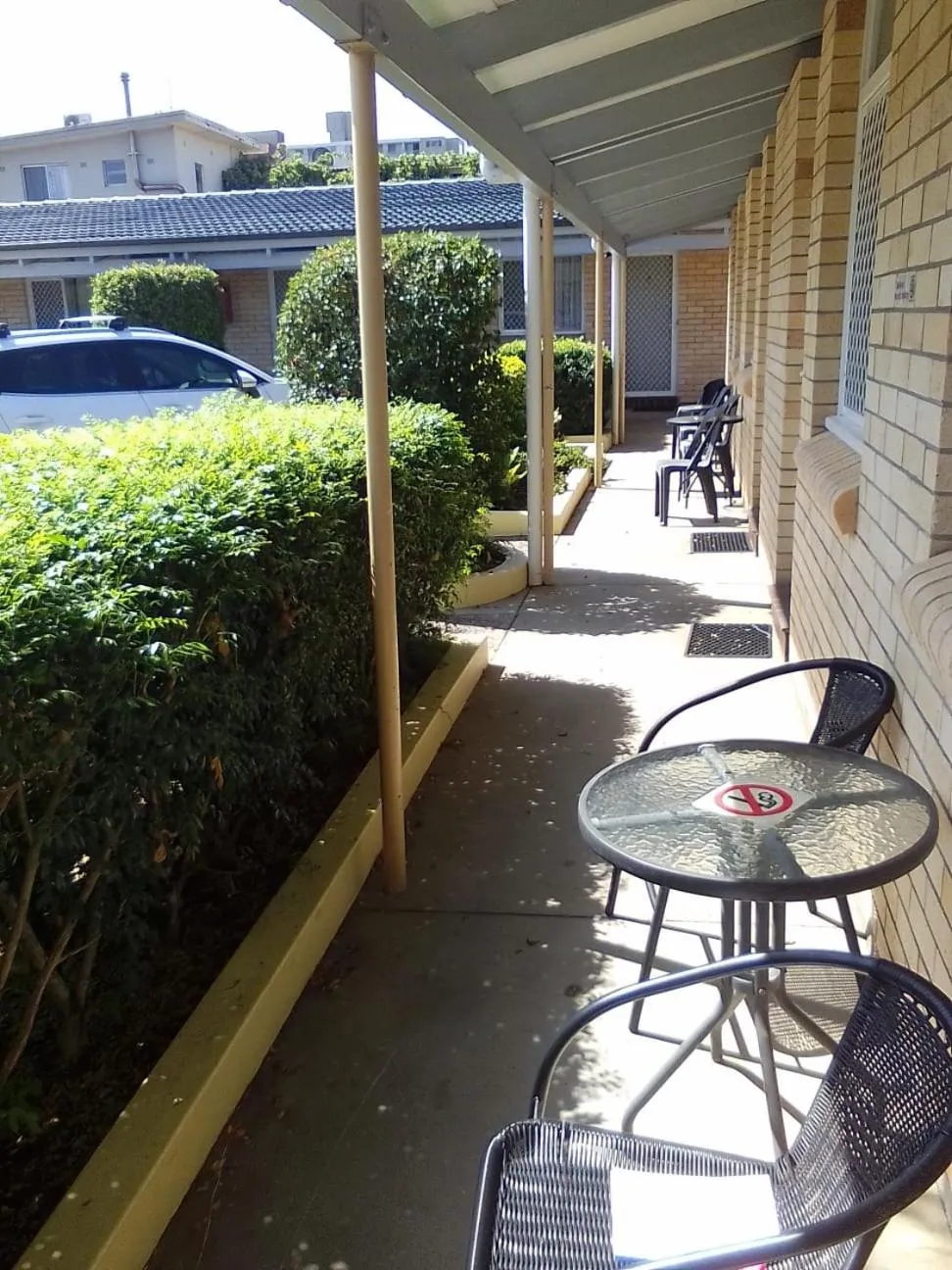 Garden view in Forster and Wallis Lake Motel