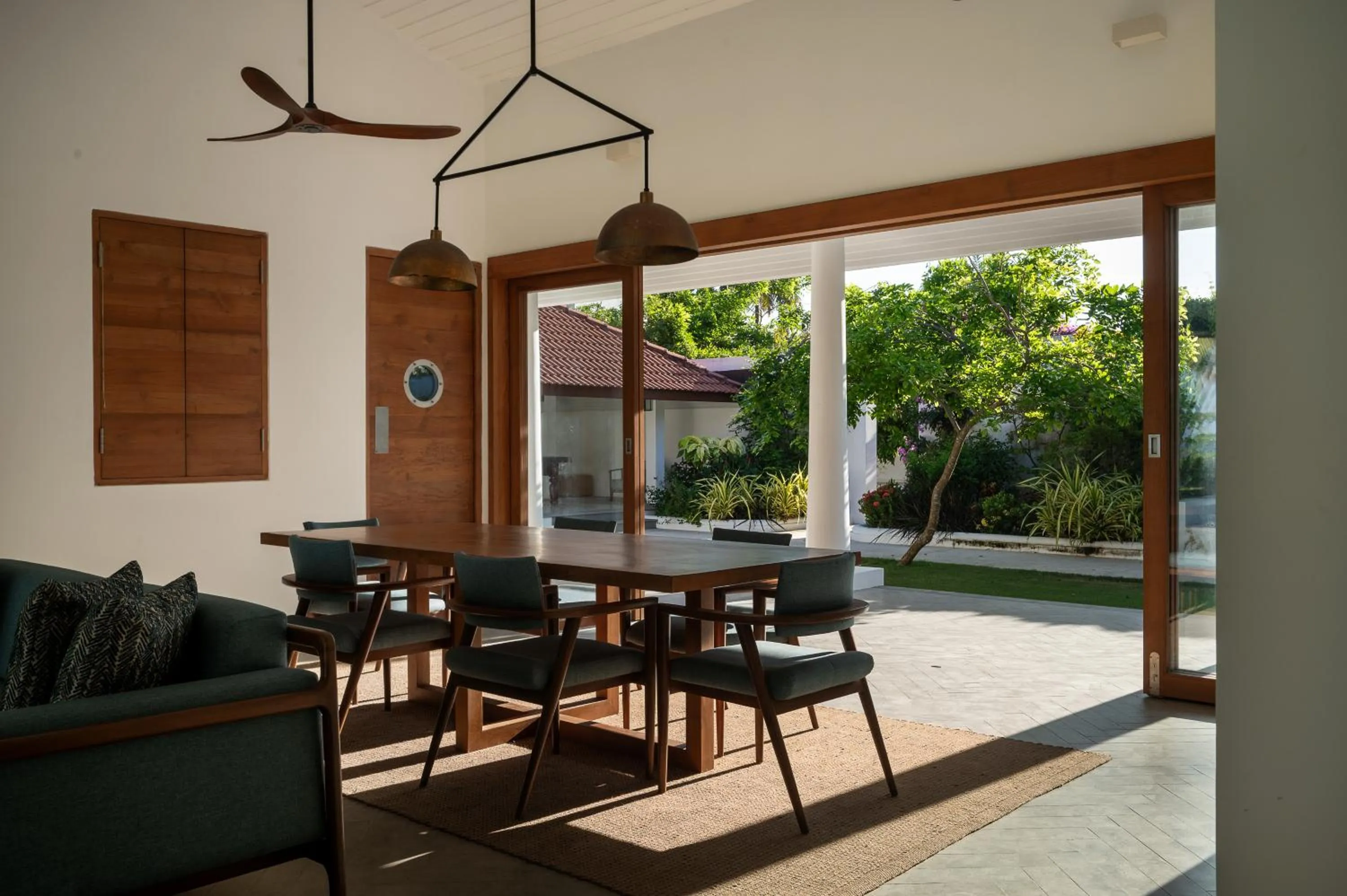 Patio in Kalkudah Beach House