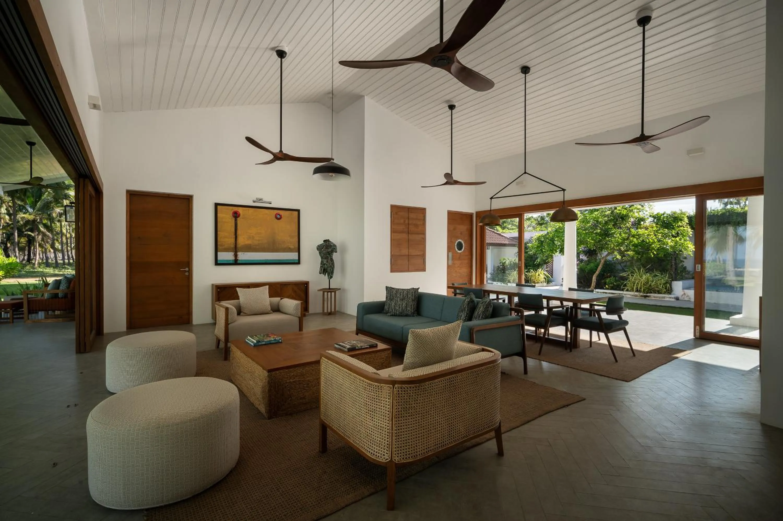Living room in Kalkudah Beach House