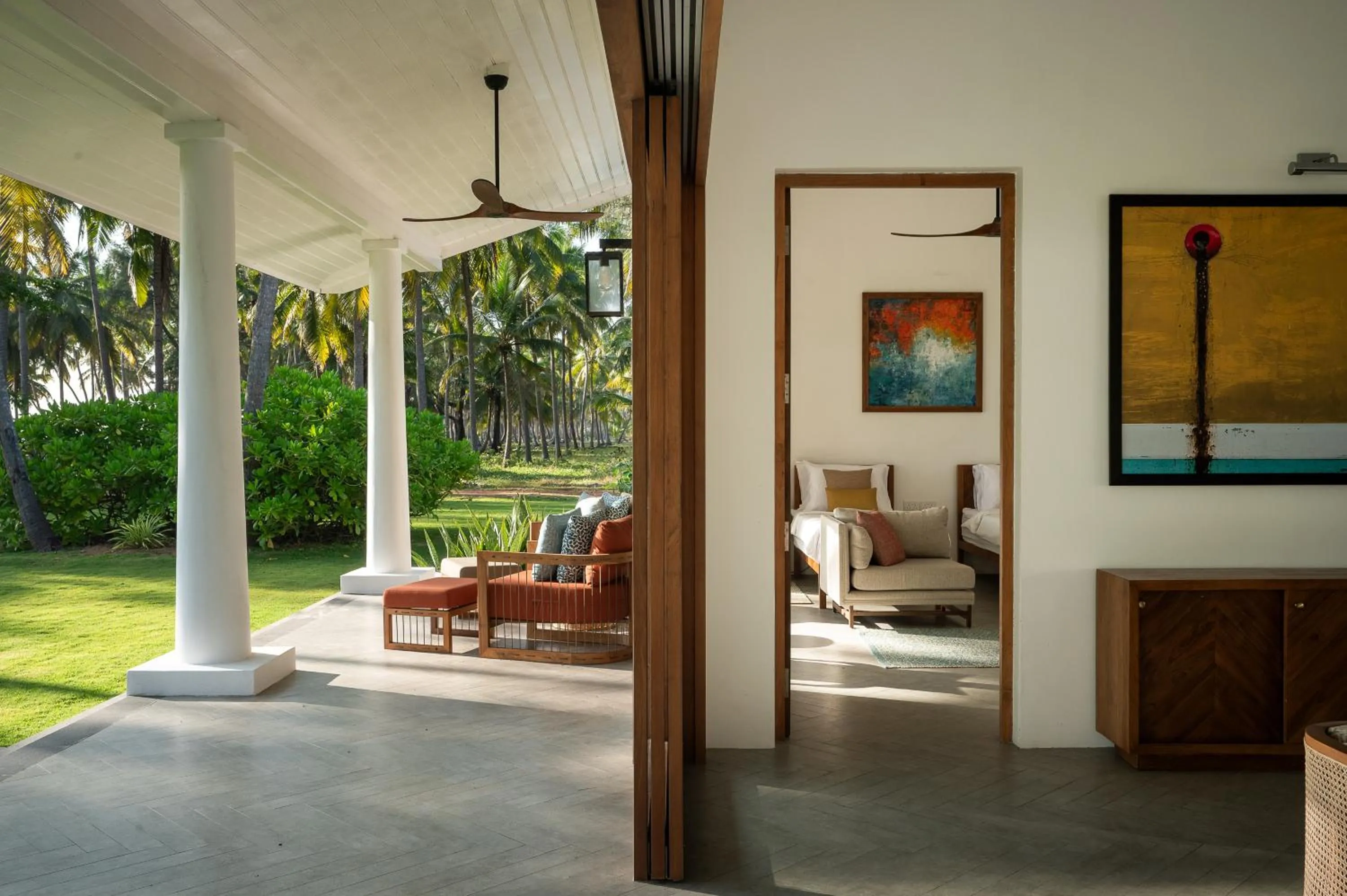 Balcony/Terrace in Kalkudah Beach House