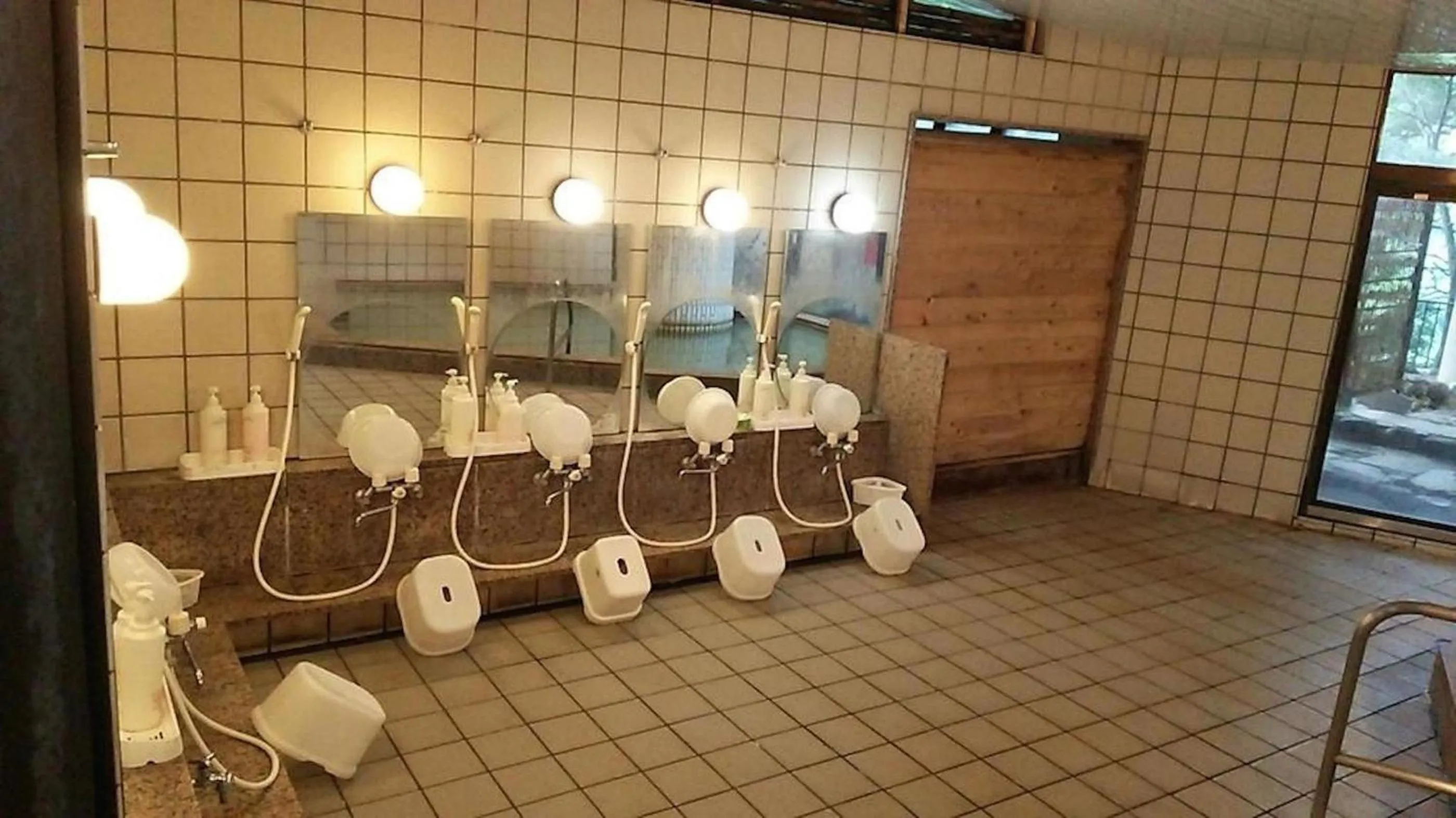 Hot Spring Bath in Hotel Manyotei