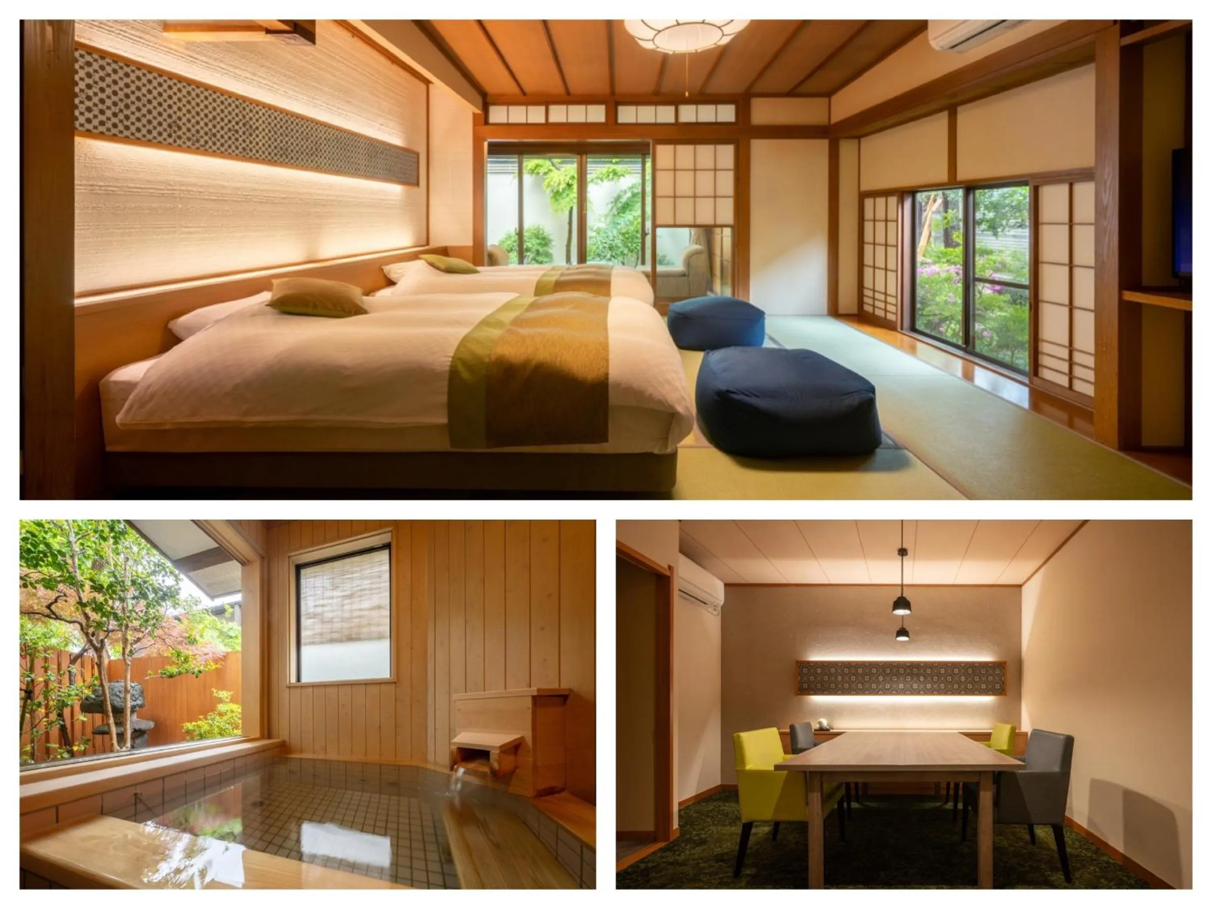 Photo of the whole room, Bed in Hohoemino Kuyufu Tsuruya