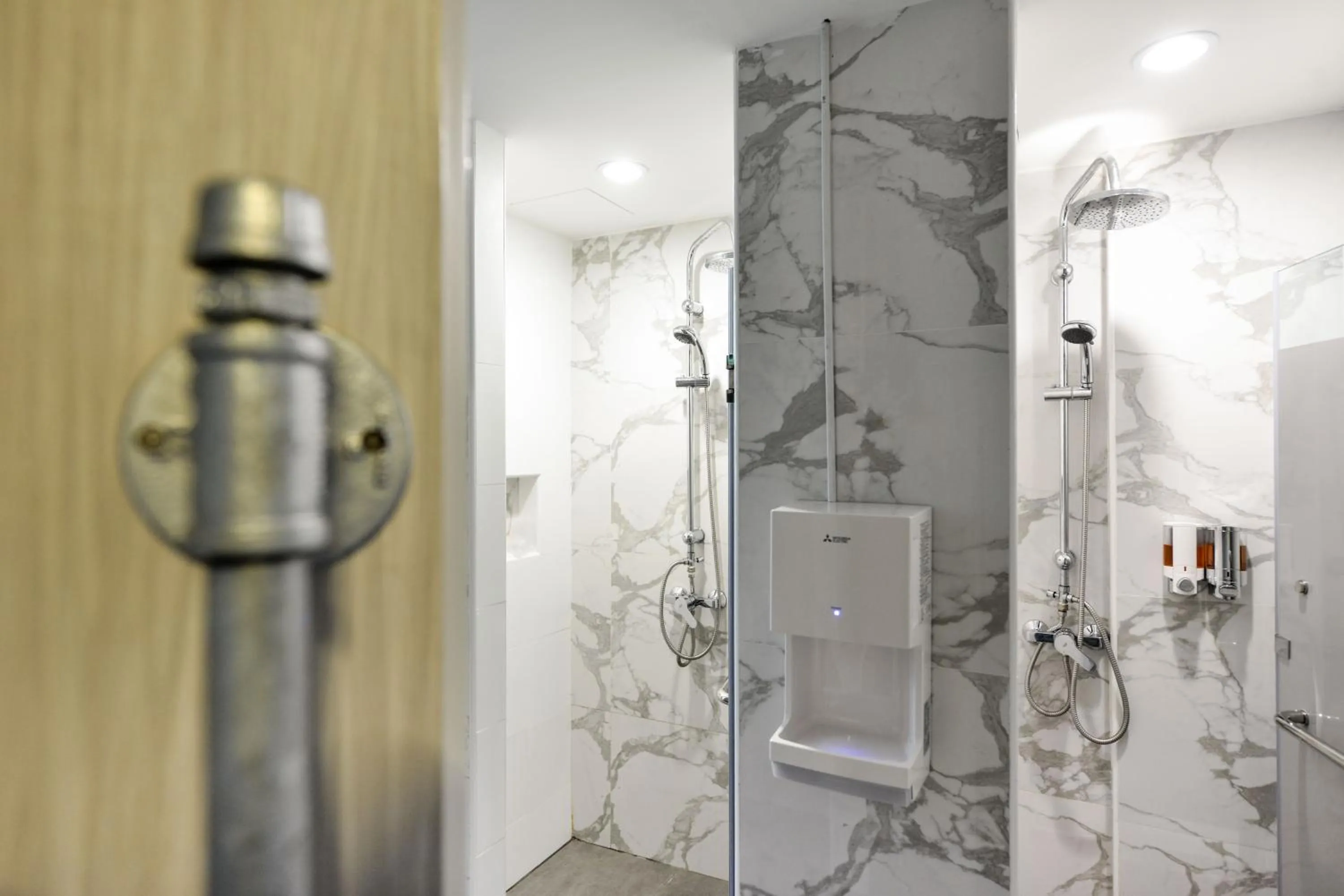 Shower in The Cube Hostel Silom