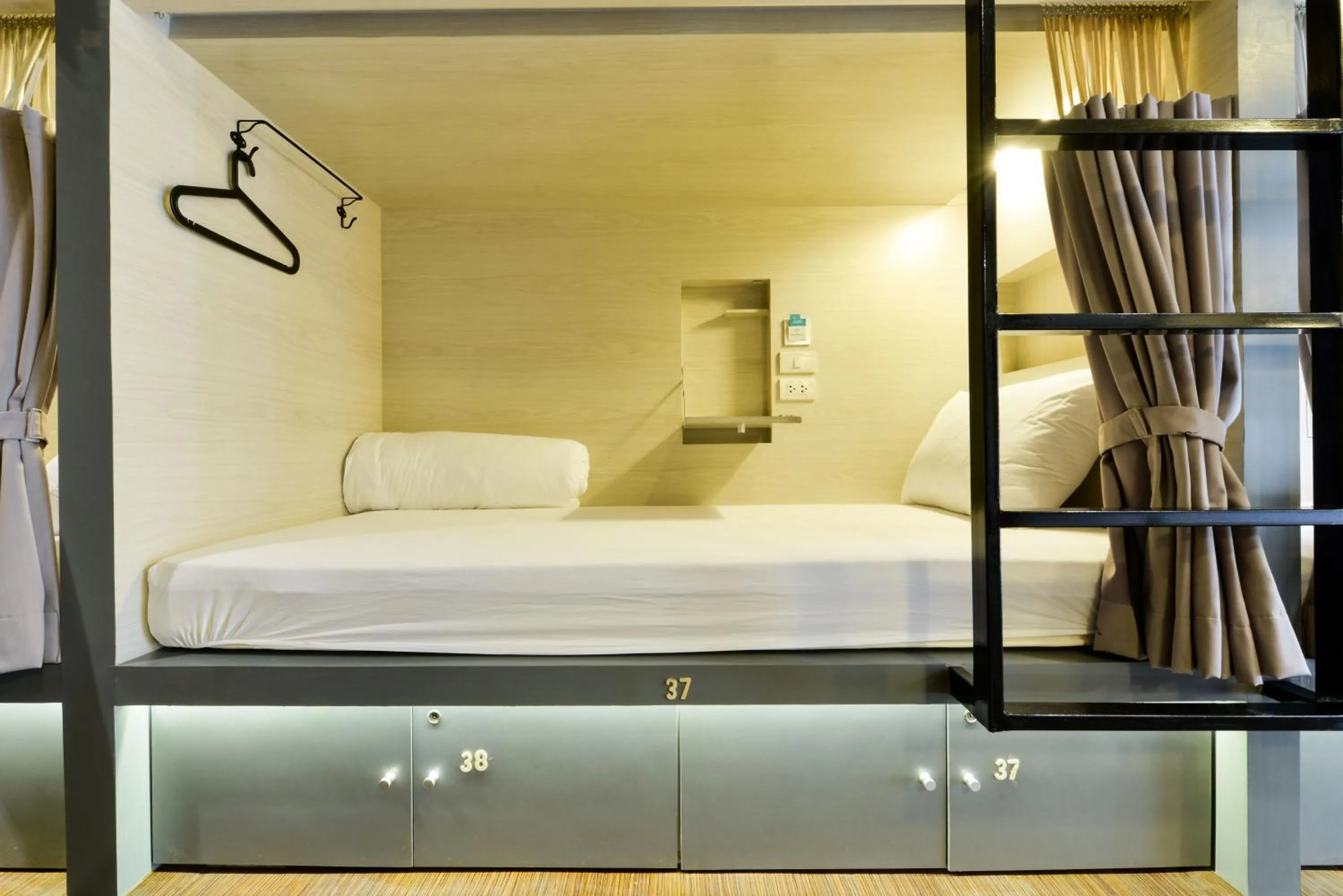 bunk bed, Bed in The Cube Hostel Silom