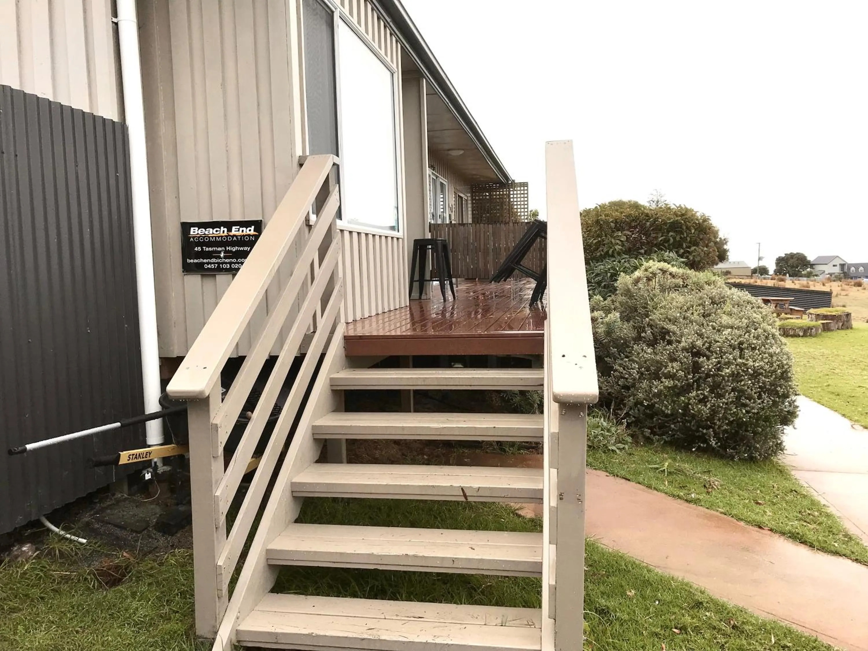 Balcony/Terrace in Beachend Bicheno