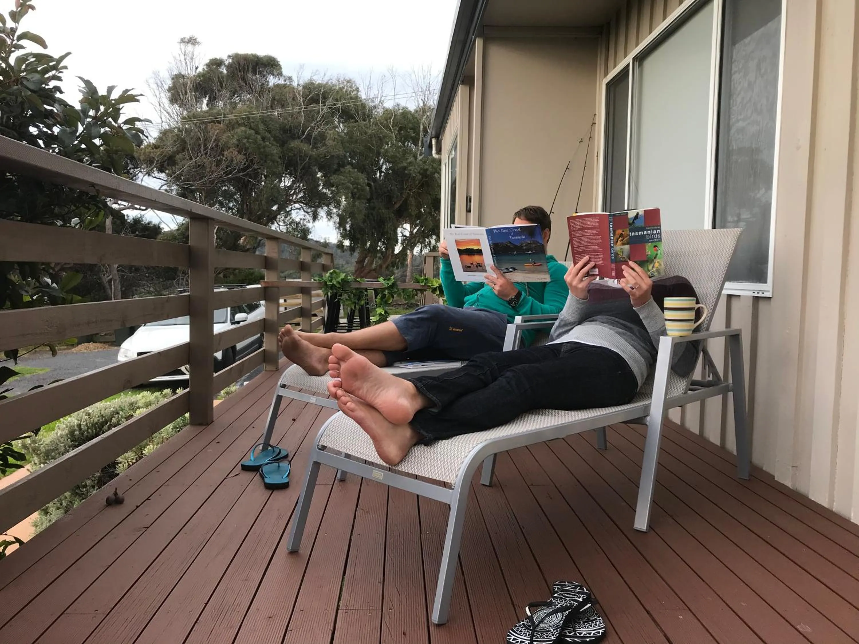 Balcony/Terrace in Beachend Bicheno