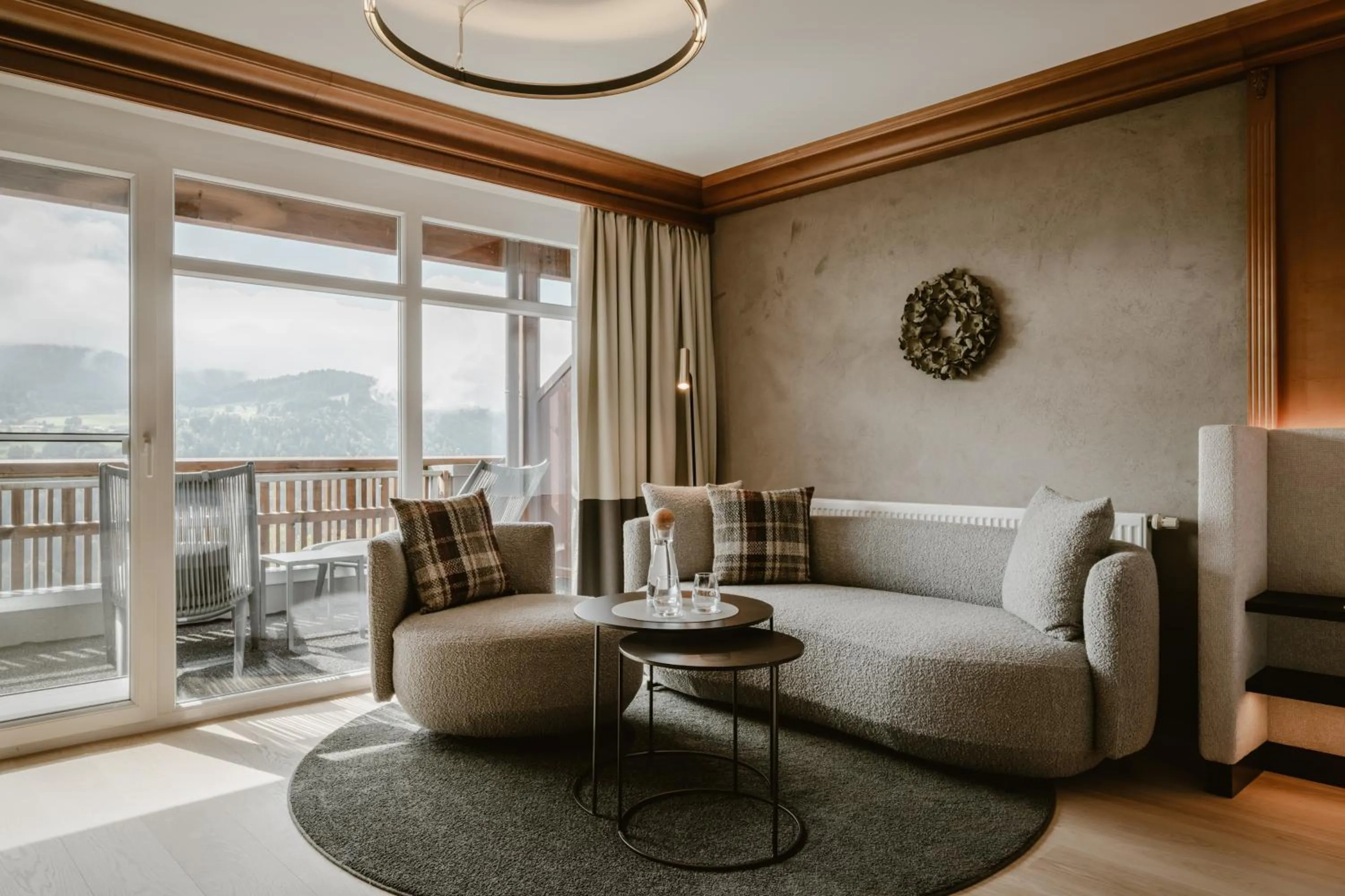 Living room in Bergkristall - Mein Resort im Allgäu