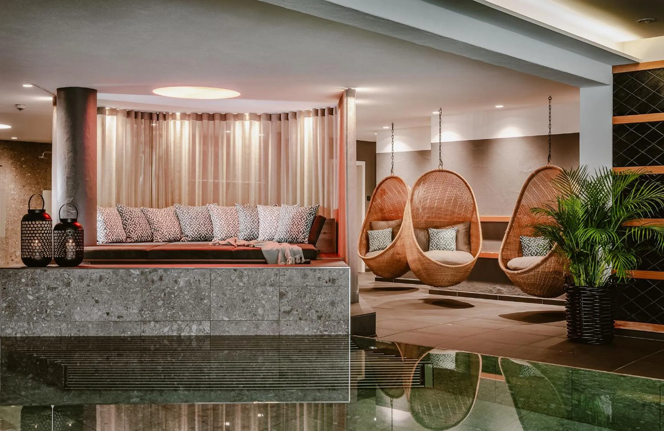 Spa and wellness centre/facilities in Bergkristall - Mein Resort im Allgäu