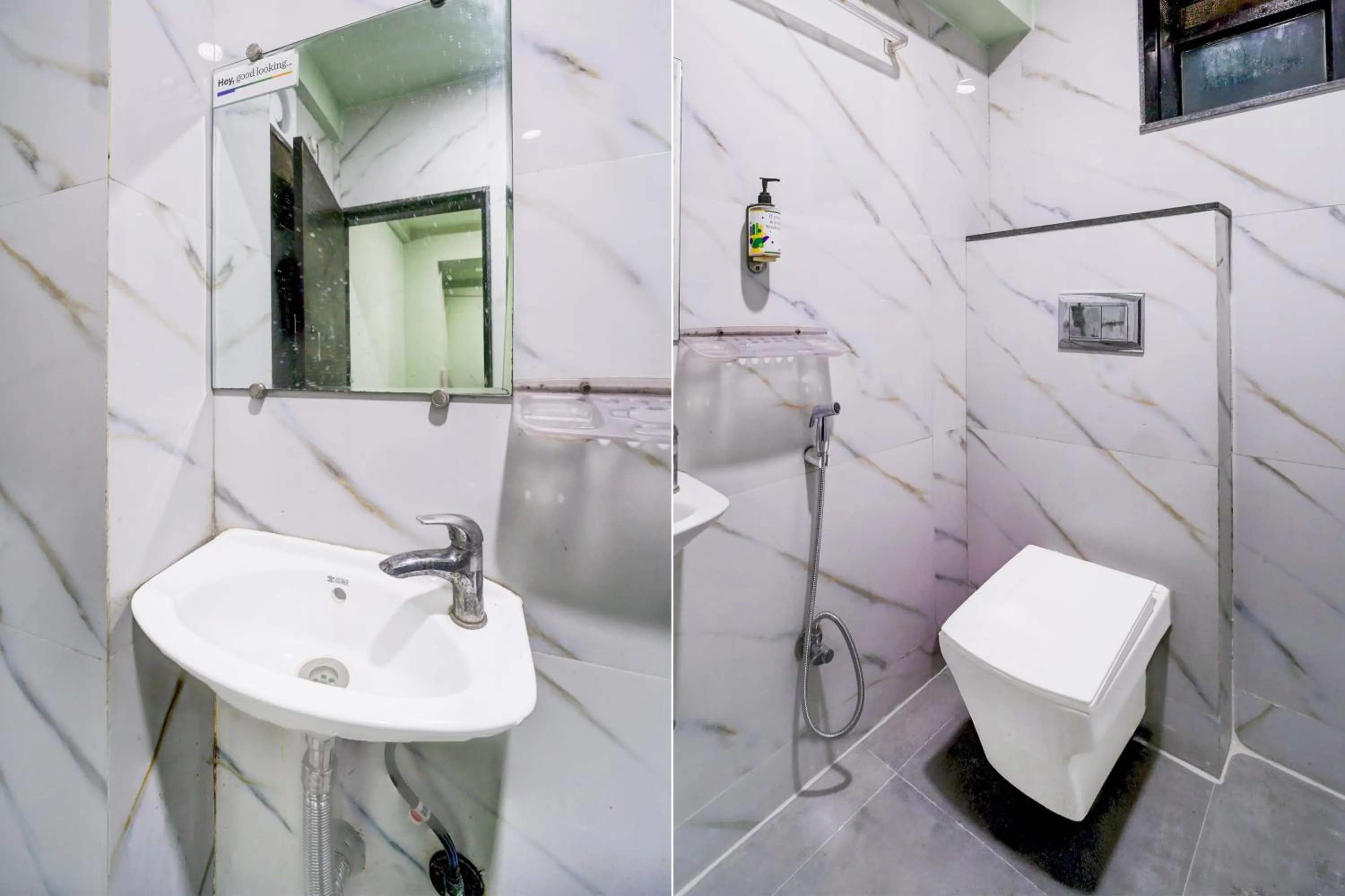 Bathroom in Super Collection O Vijay Nagar Square Formerly Hotel A5