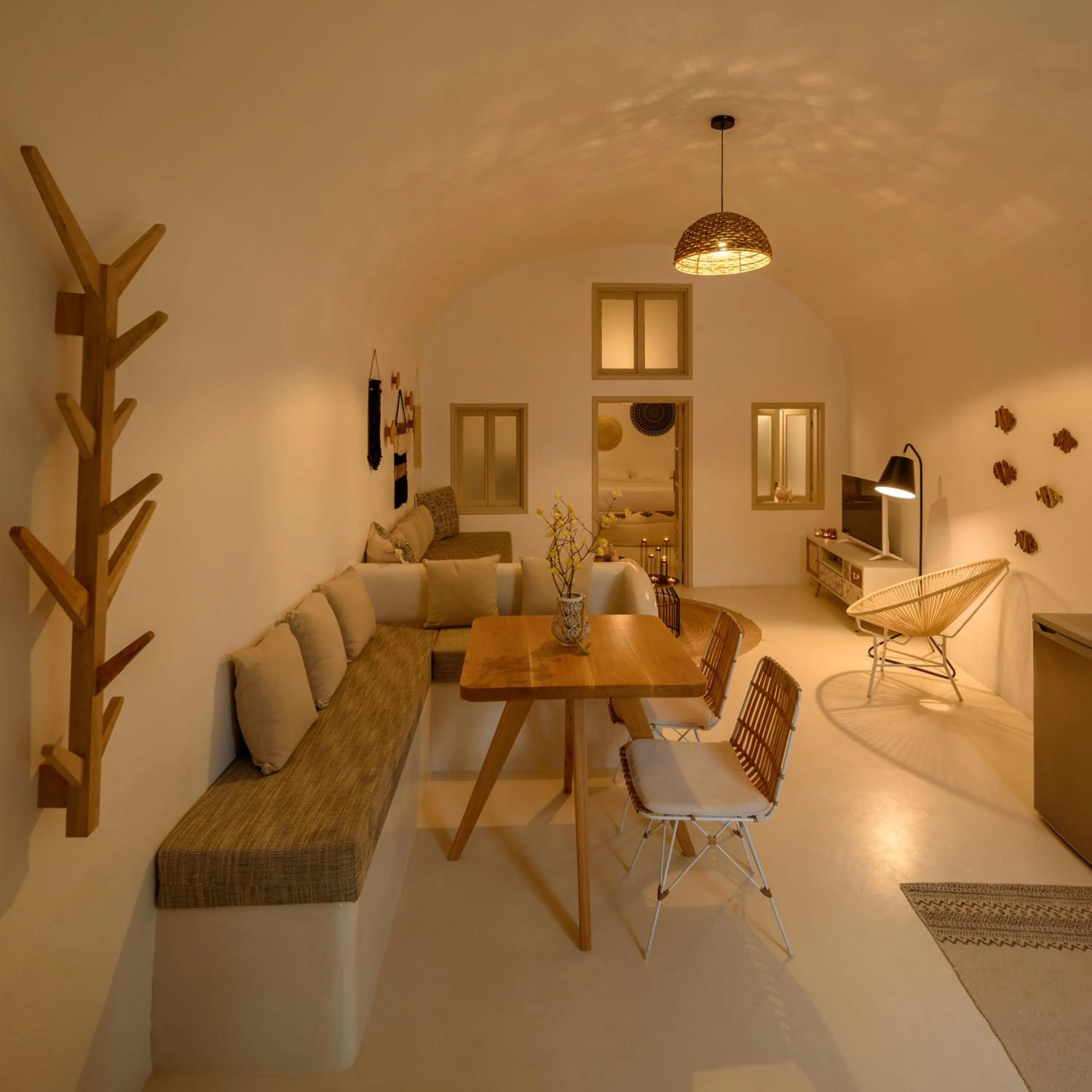 Living room in Suite Home Santorini