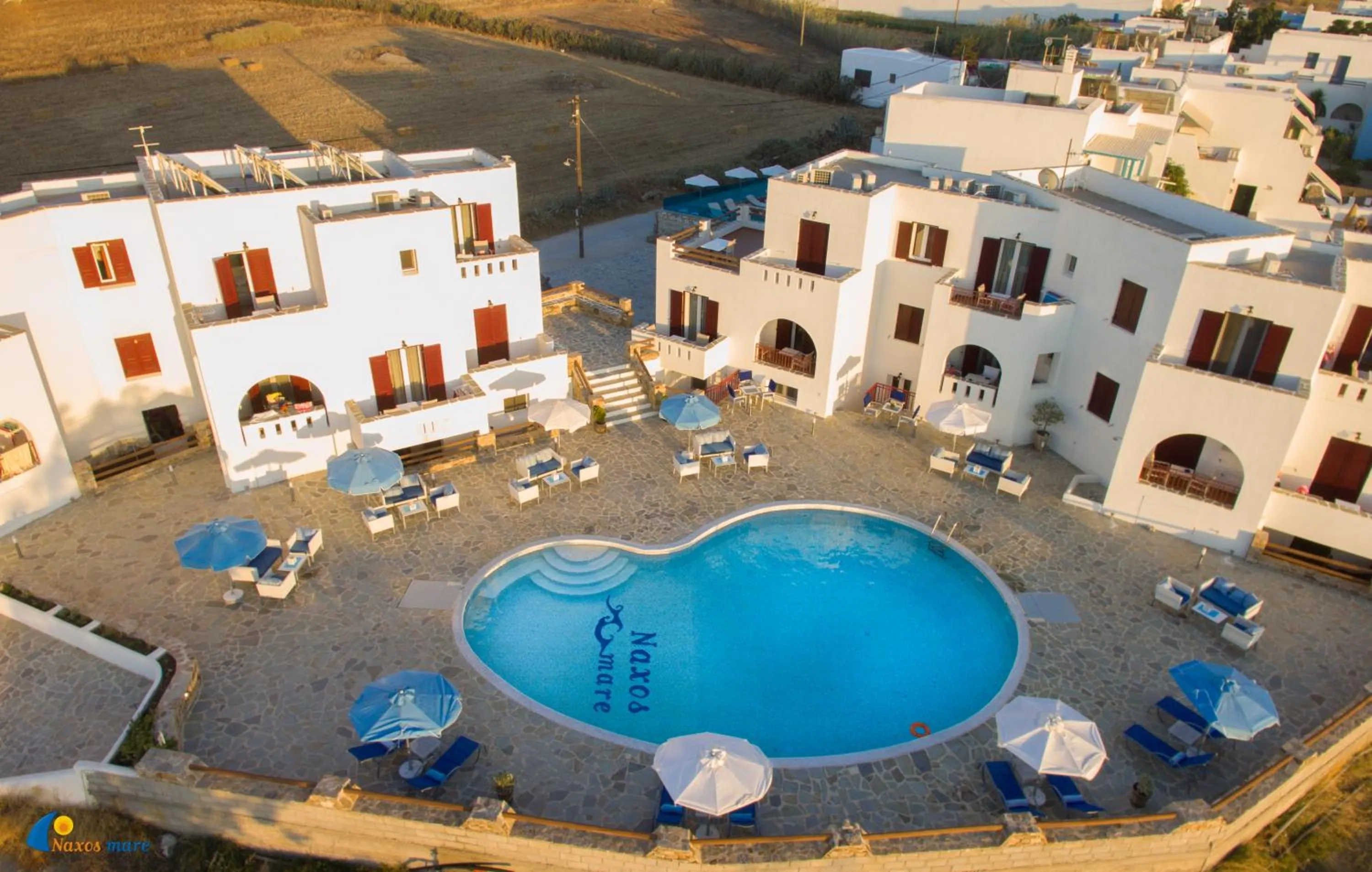 Bird's eye view in Naxos Mare