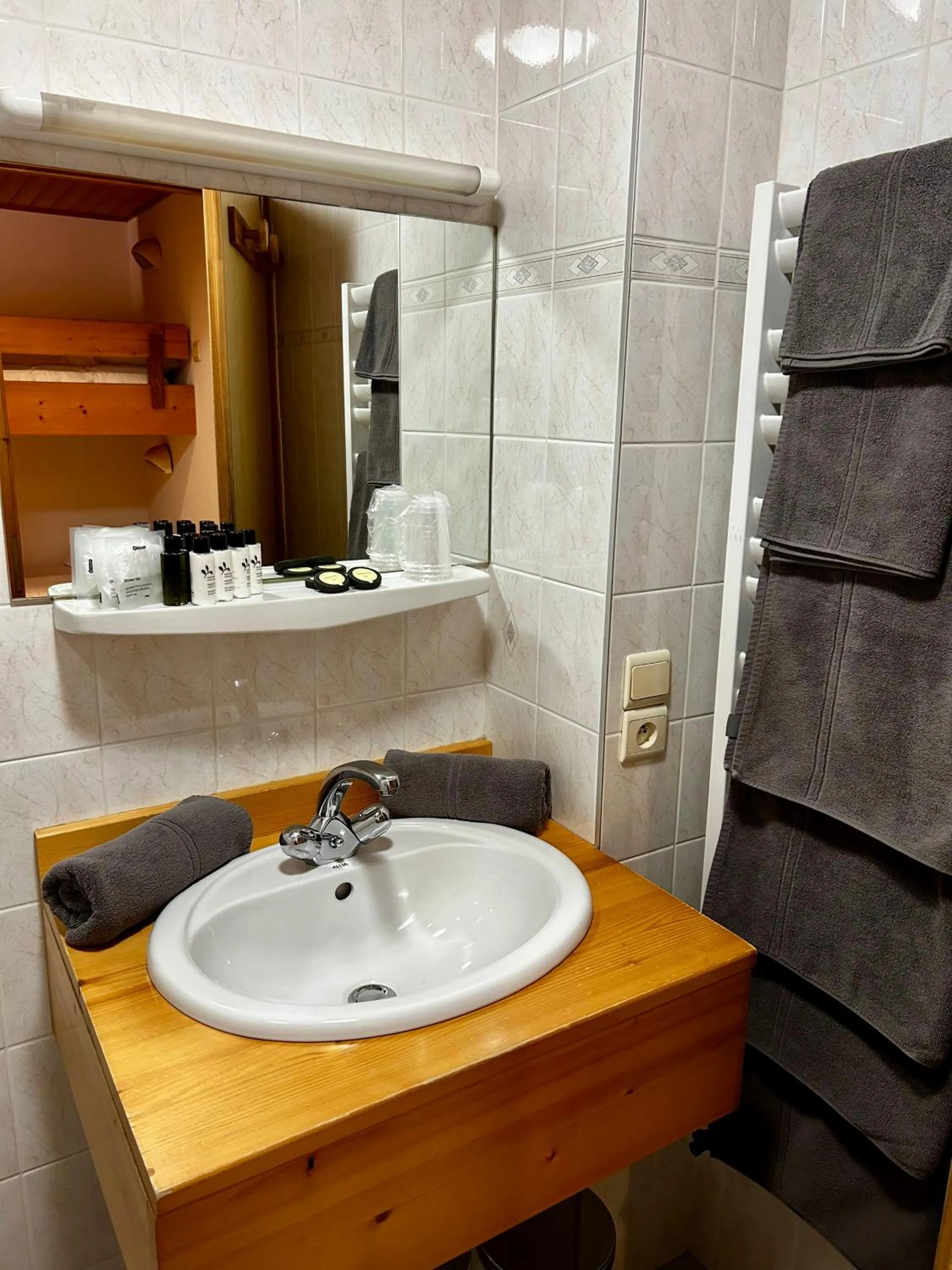 Bathroom in Hotel Bel'alpe