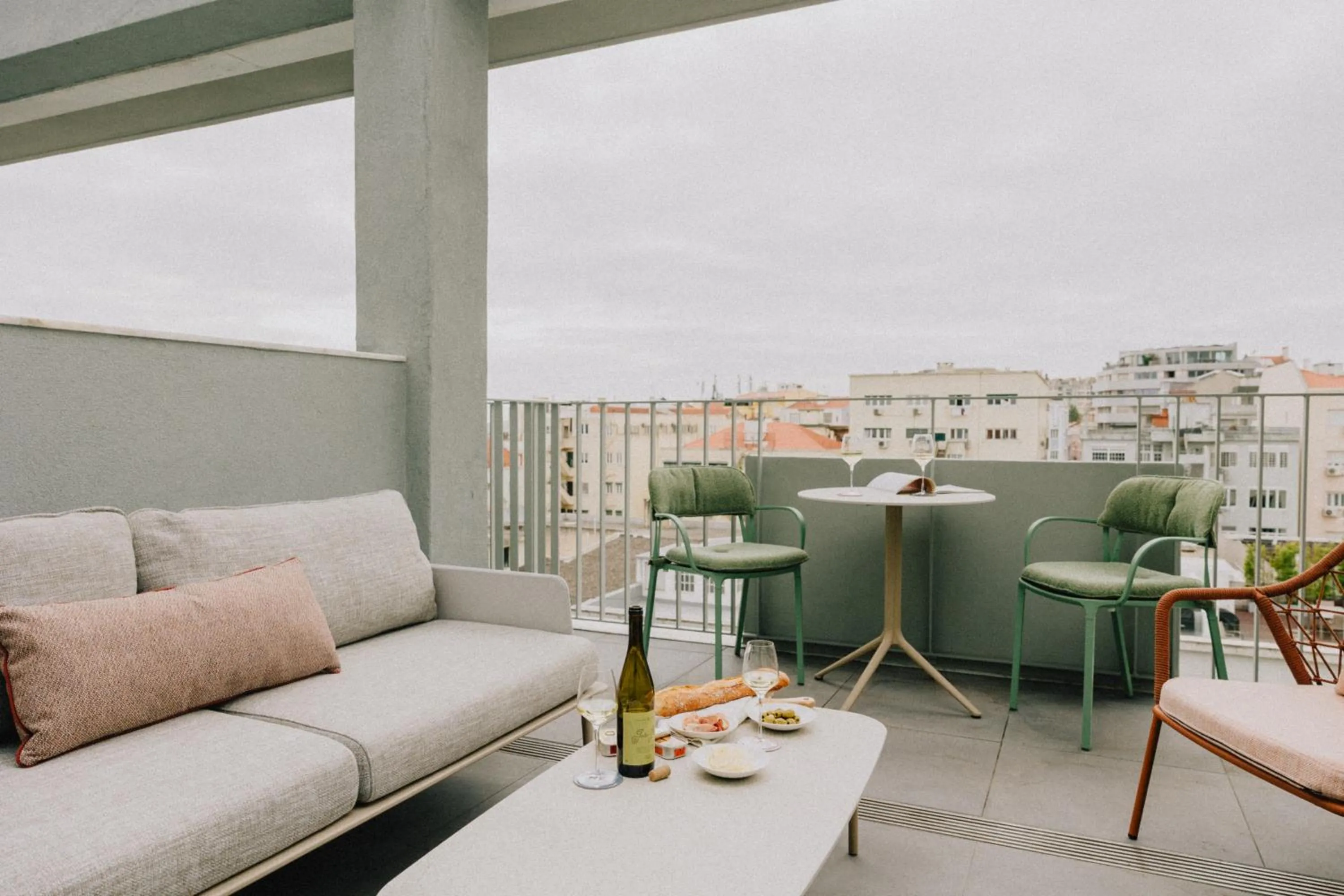 Balcony/Terrace in Wilde Aparthotels Lisbon Liberdade