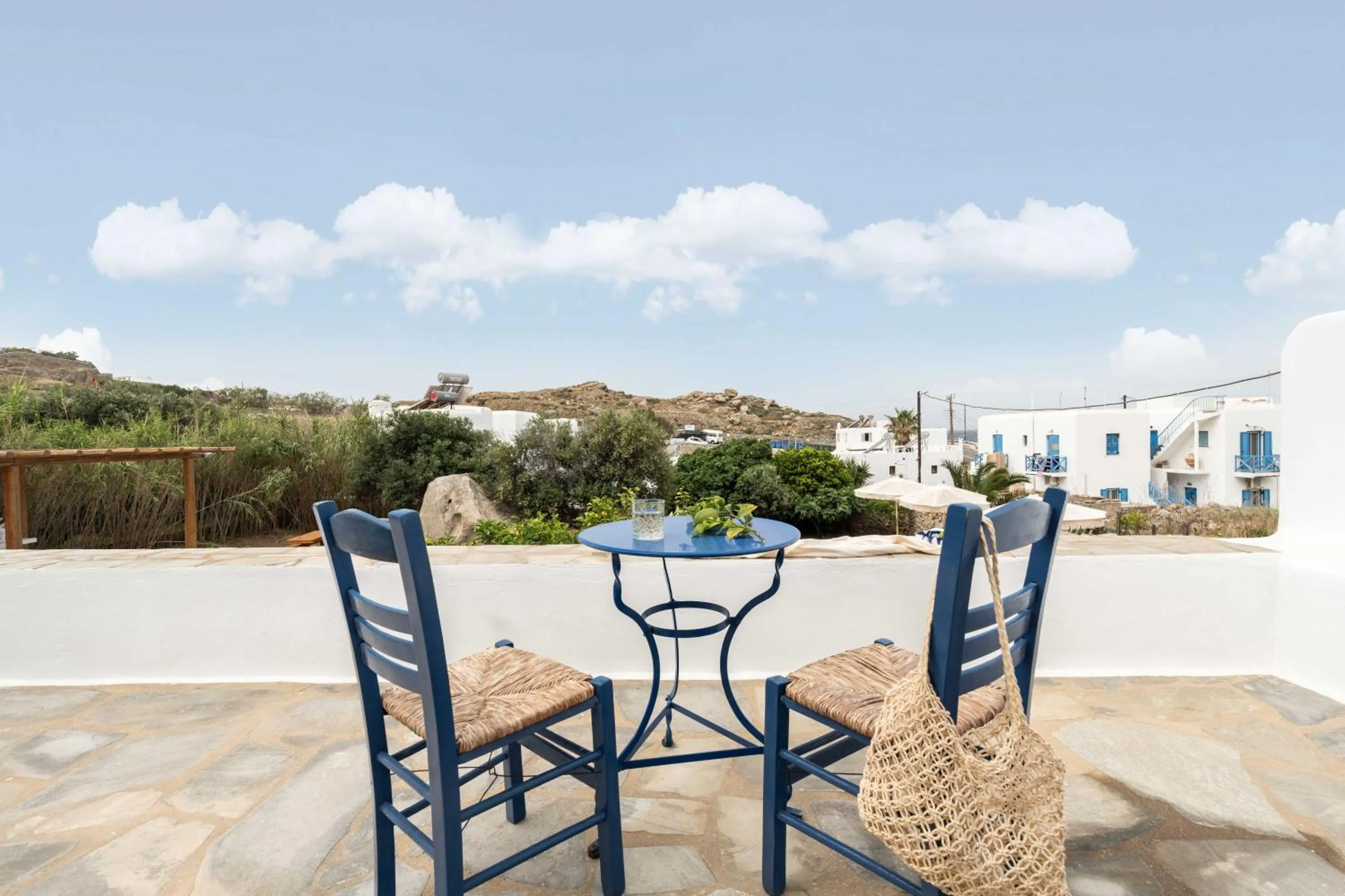 Balcony/Terrace in Tagoo Studios Mykonos