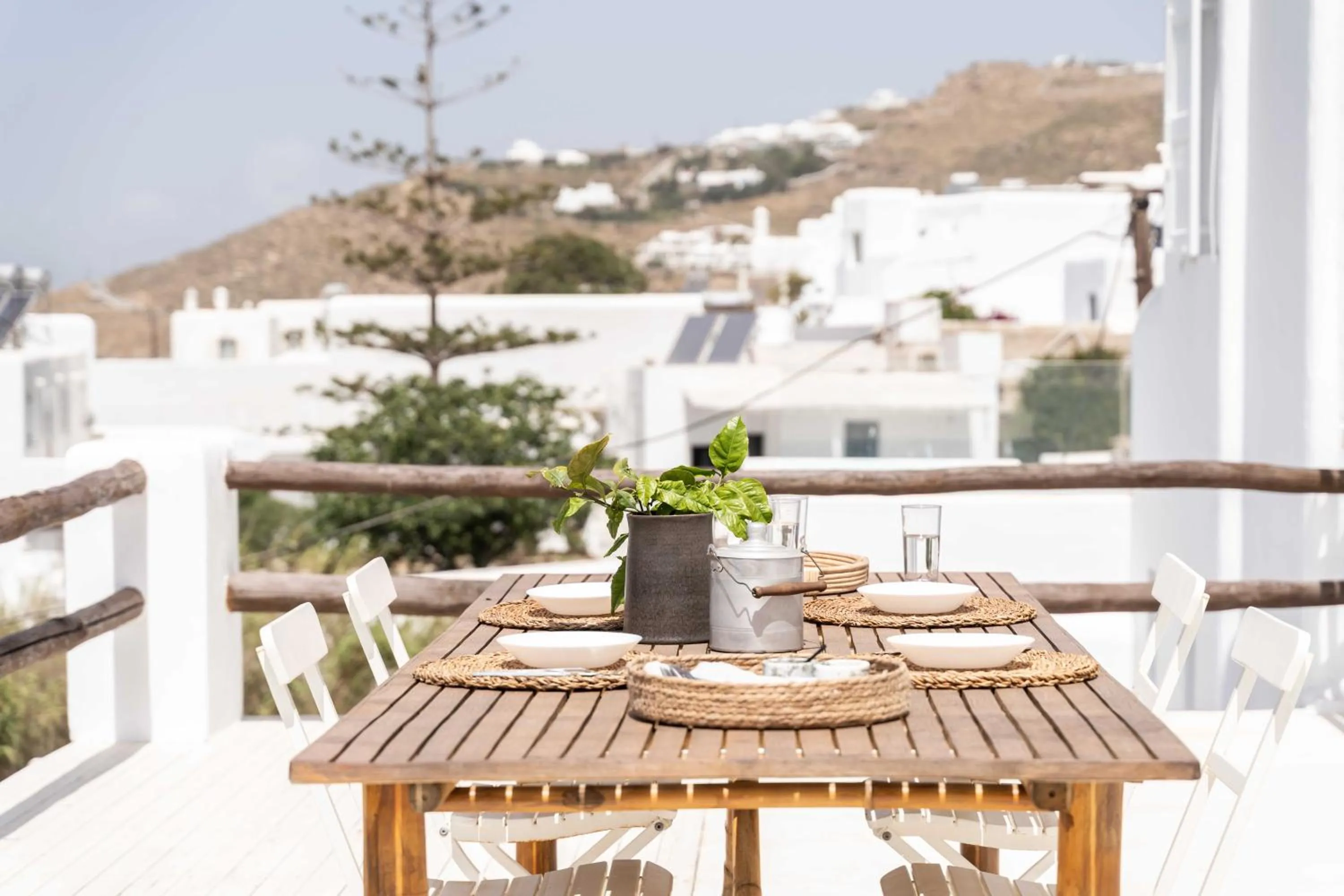 Balcony/Terrace in Tagoo Studios Mykonos