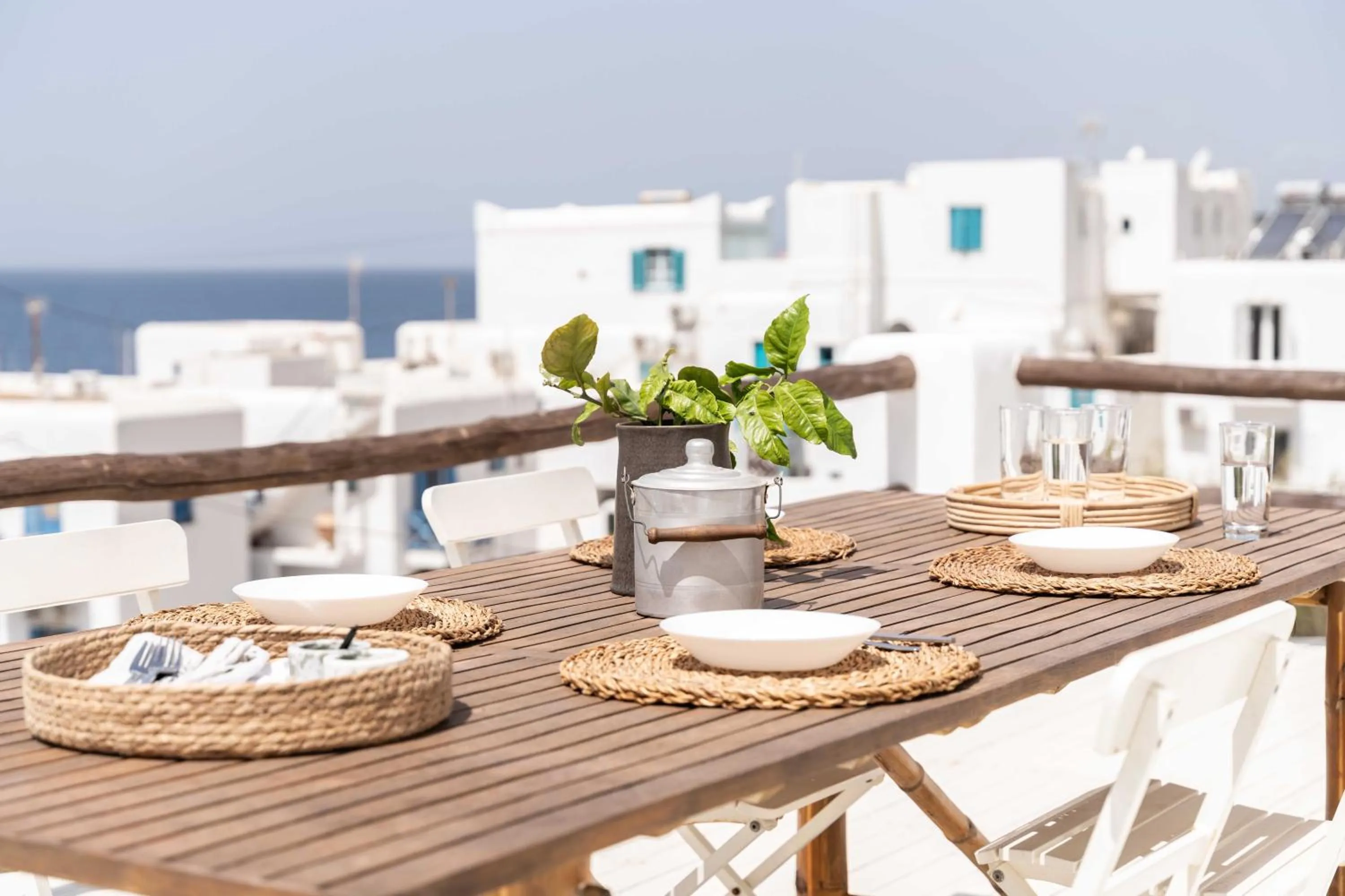 Patio in Tagoo Studios Mykonos