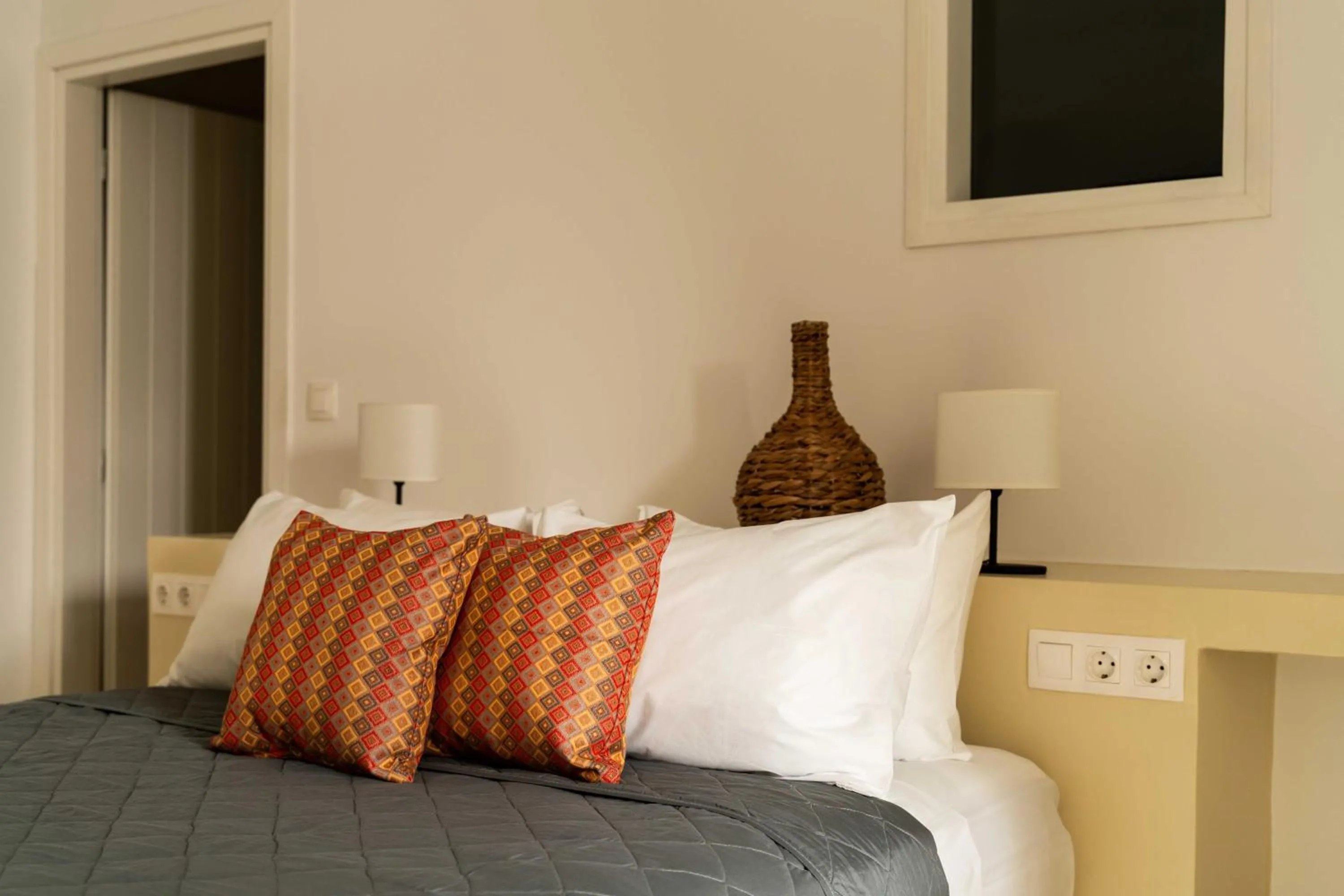 Bed in Tagoo Studios Mykonos