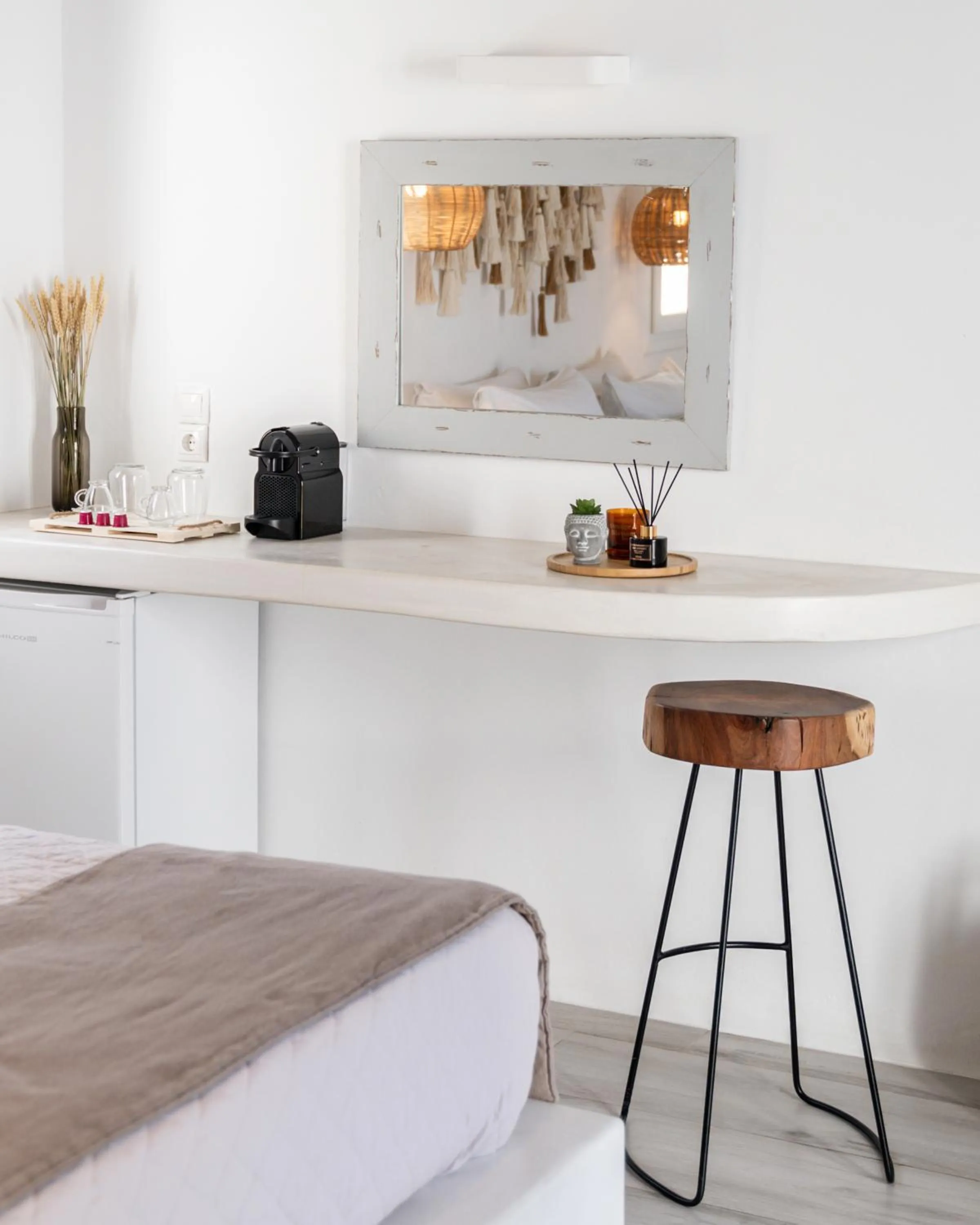 Decorative detail in Tagoo Studios Mykonos