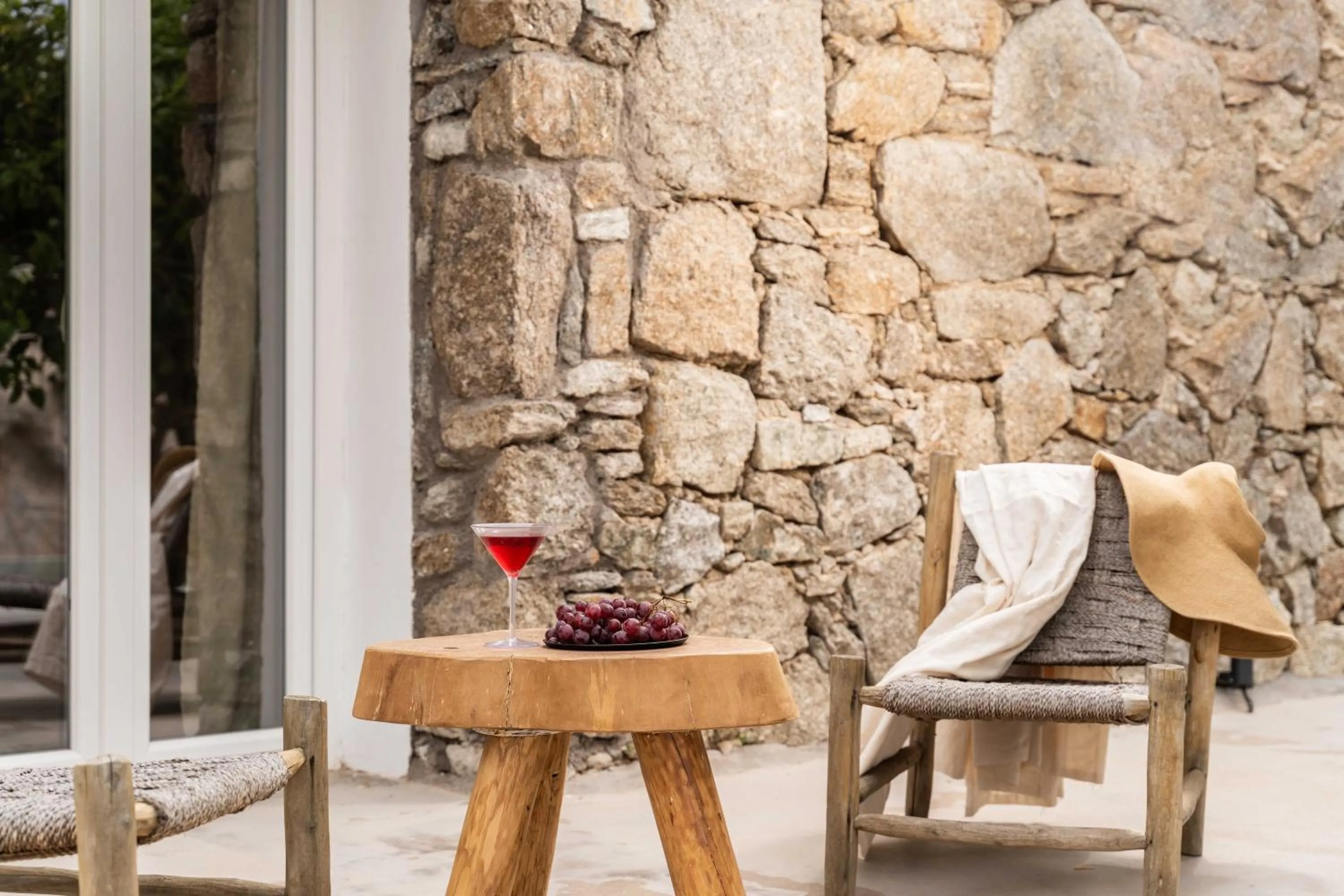 Patio in Tagoo Studios Mykonos