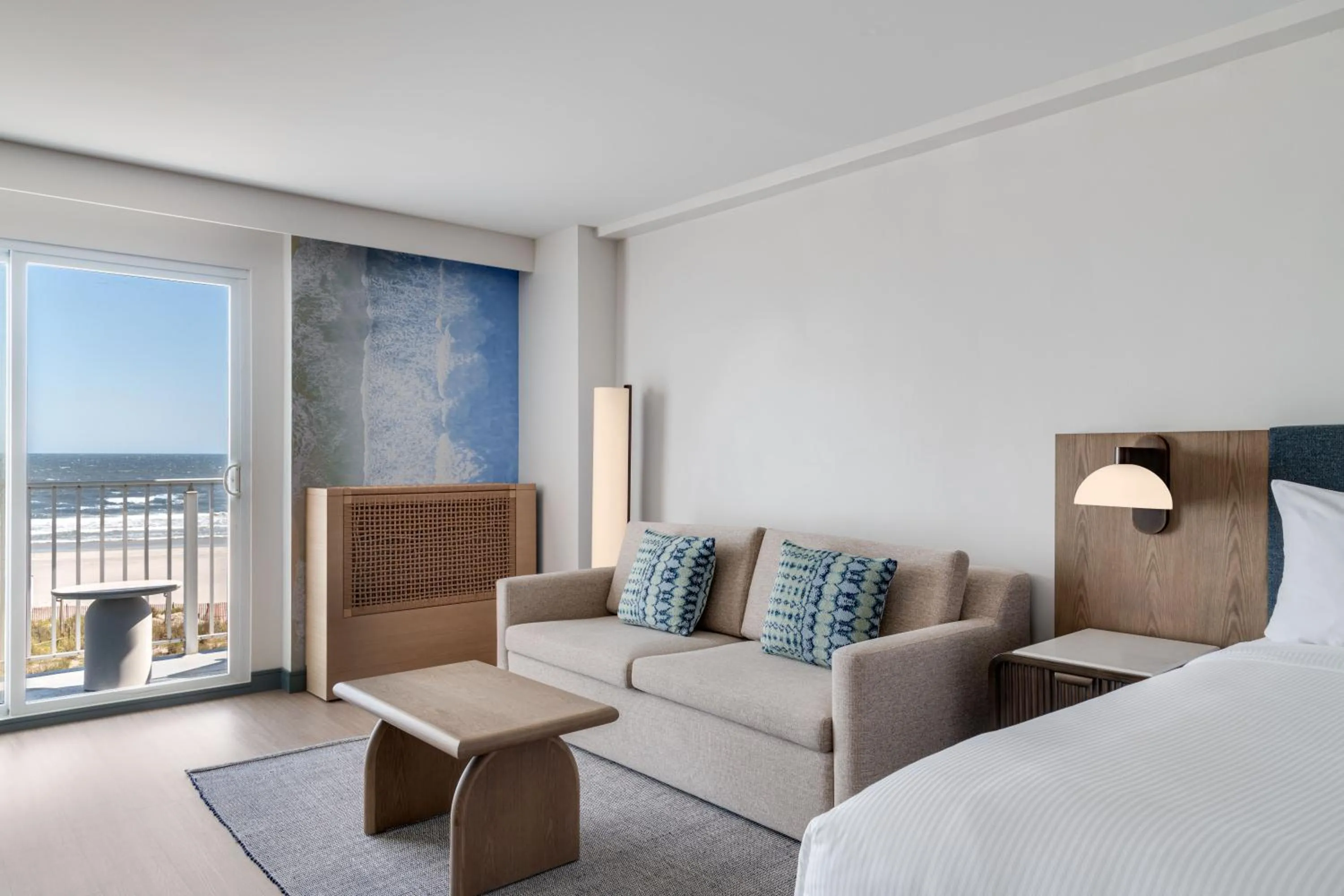 View (from property/room), Bed in The Seahaus Hotel, Atlantic City Boardwalk, a Tribute Portfolio Hotel