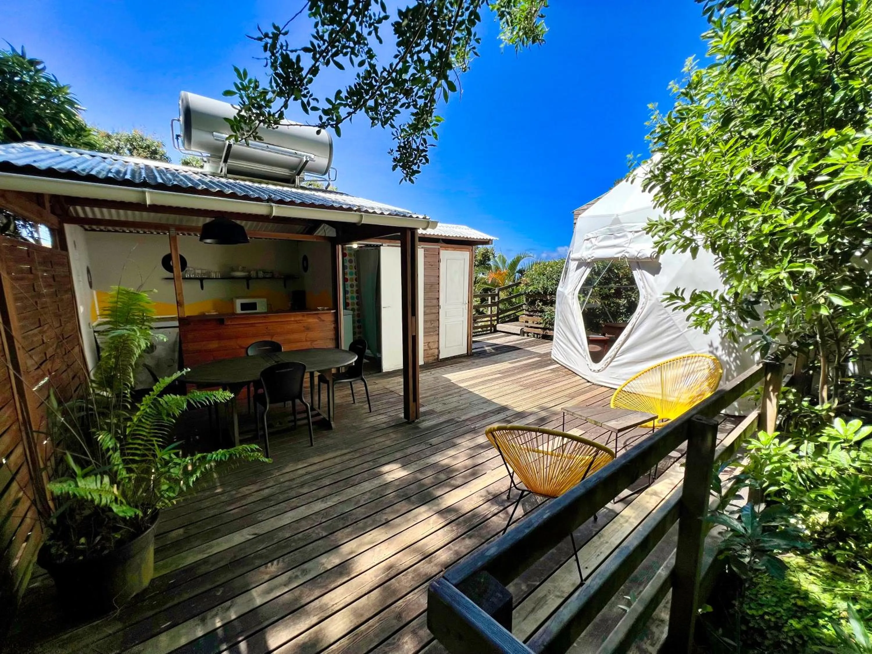 Patio in Bubble Dome Village