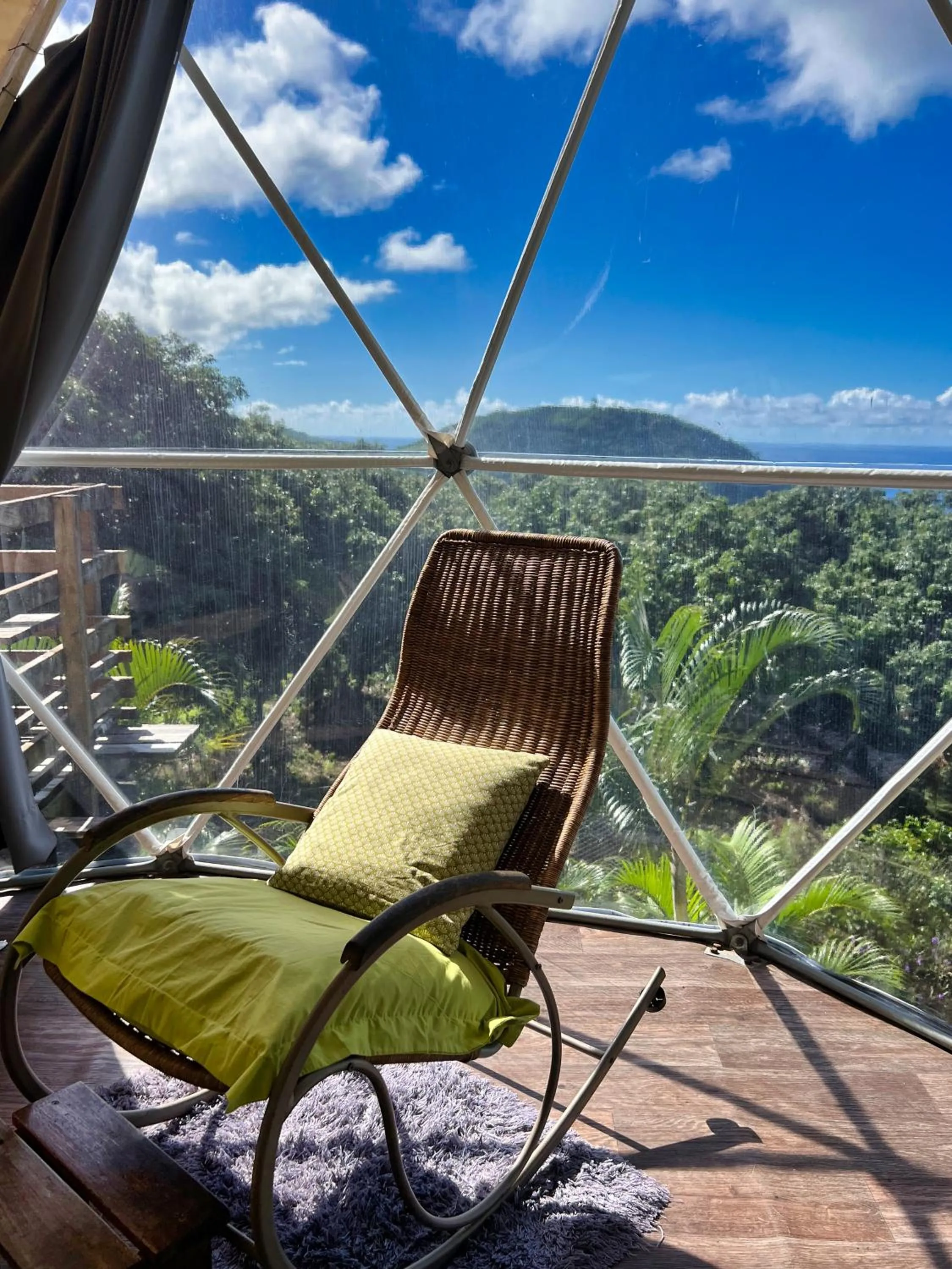 Bedroom in Bubble Dome Village