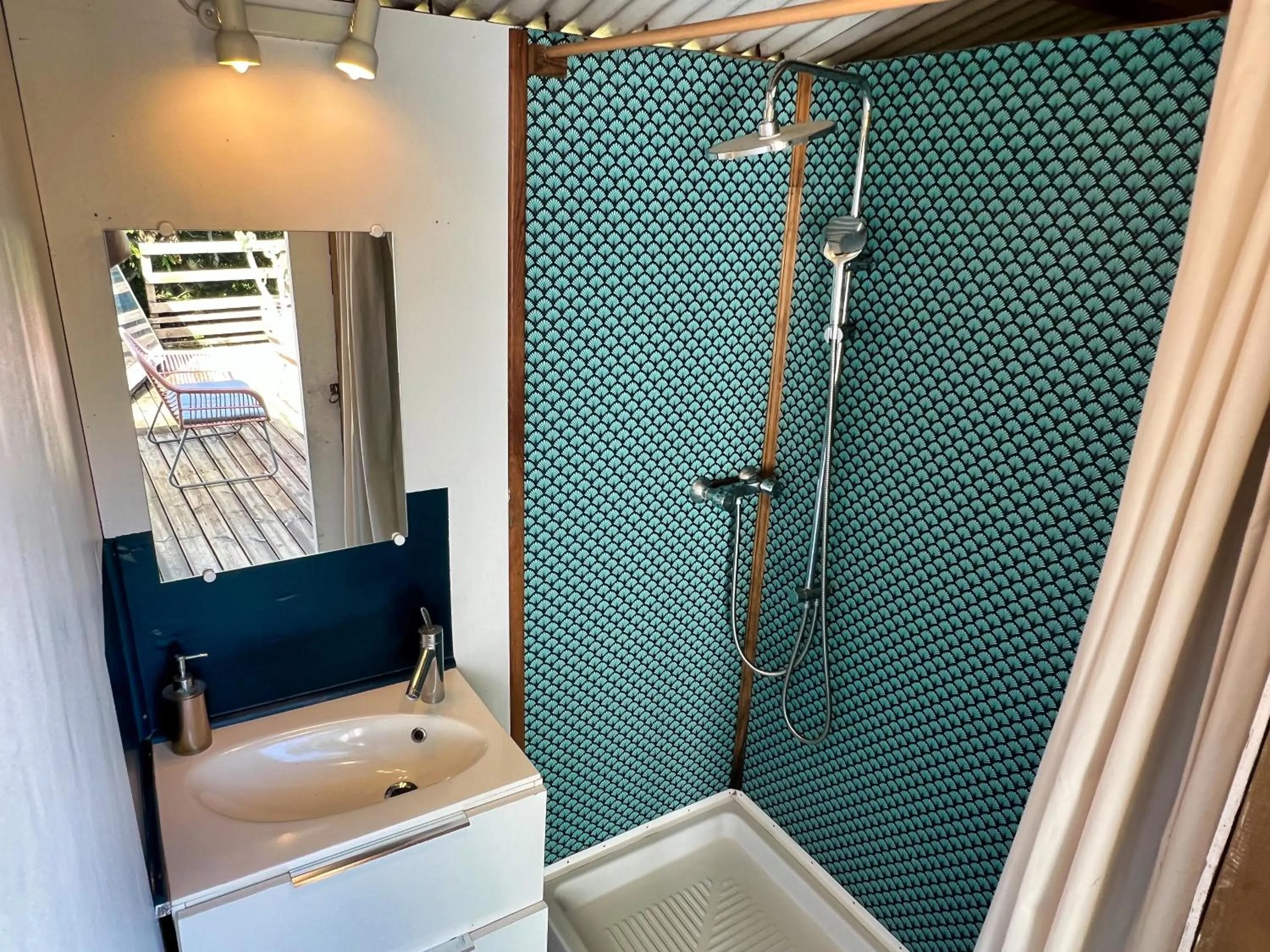 Bathroom in Bubble Dome Village