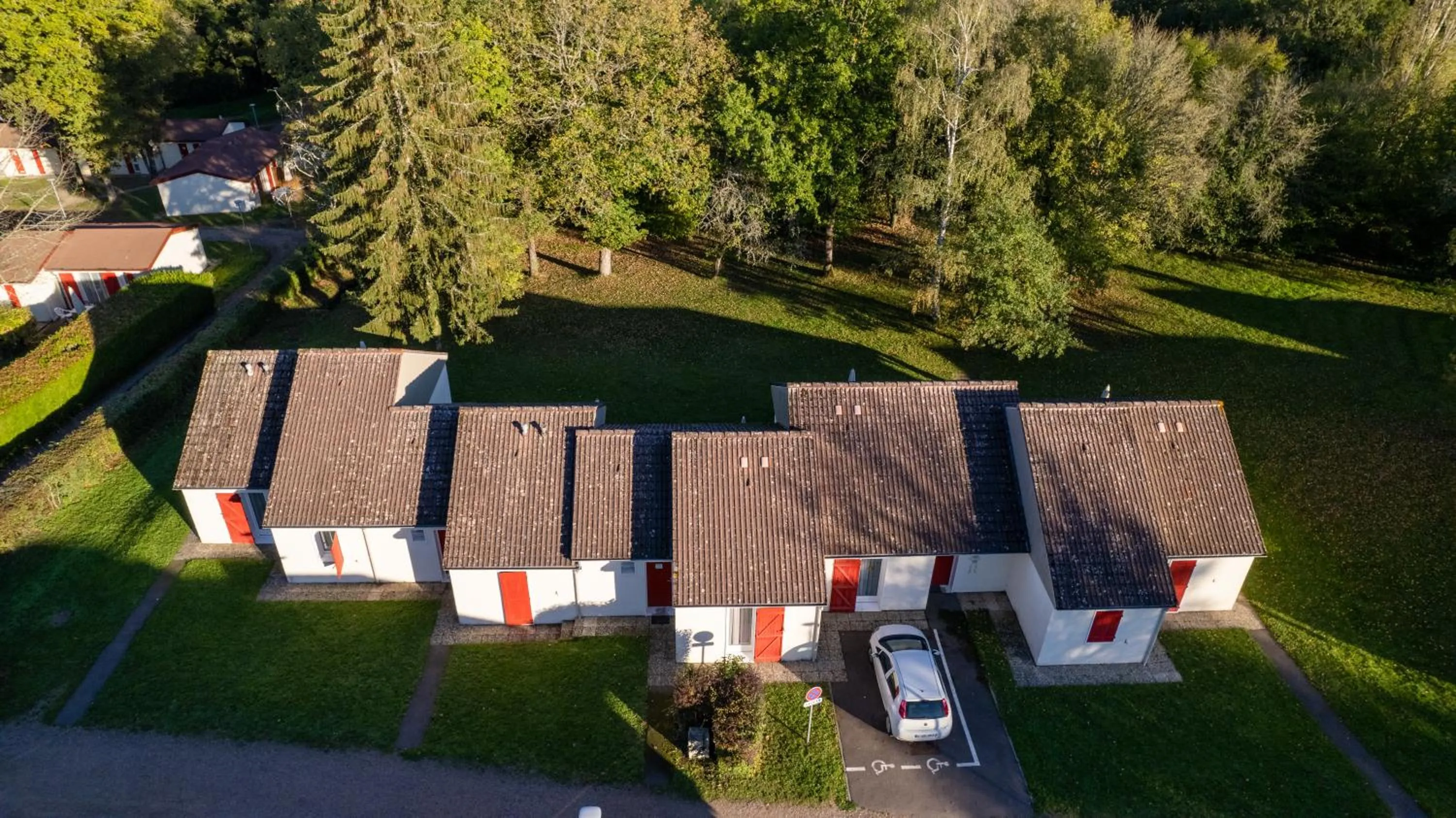 Bird's eye view in VVF Bourgogne Auxois Morvan