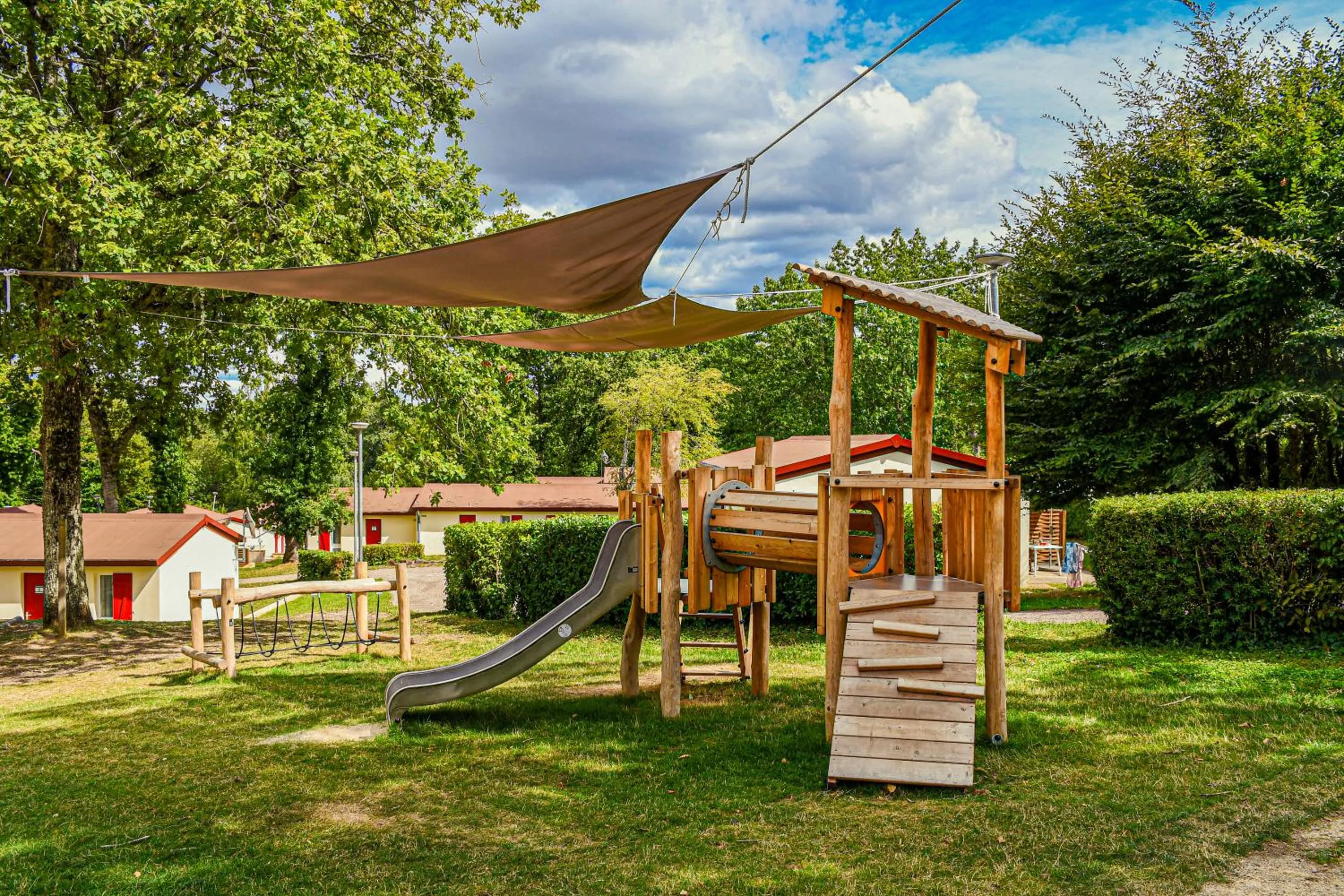 Children play ground in VVF Bourgogne Auxois Morvan