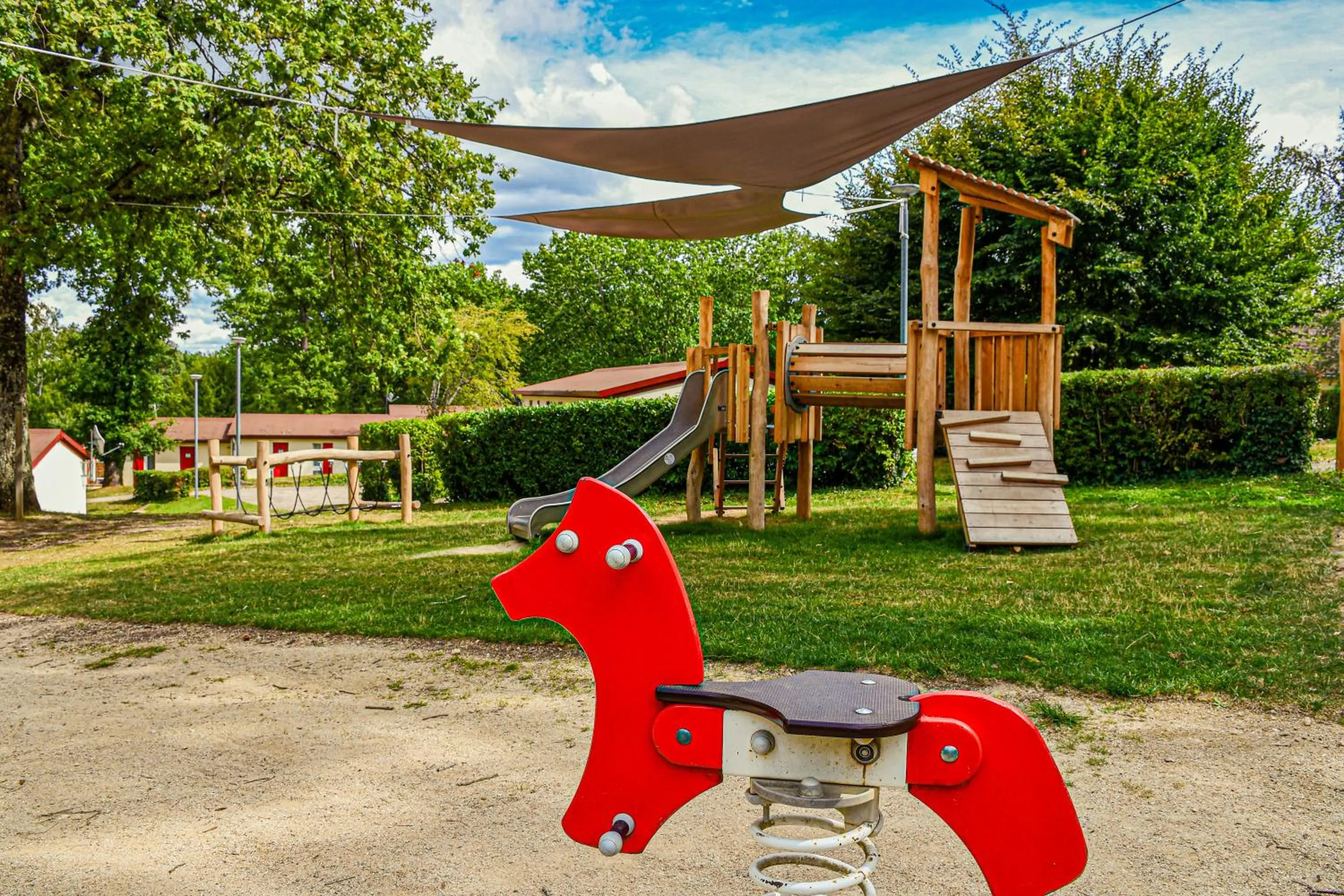 Children play ground in VVF Bourgogne Auxois Morvan