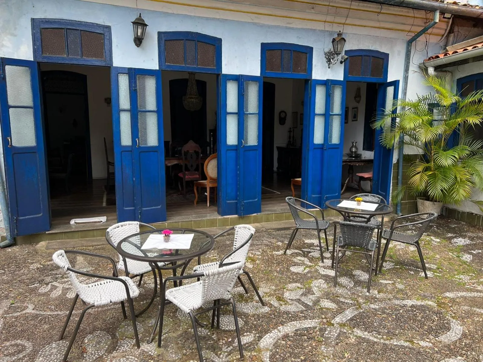 Patio in Pousada Barroco na Bahia