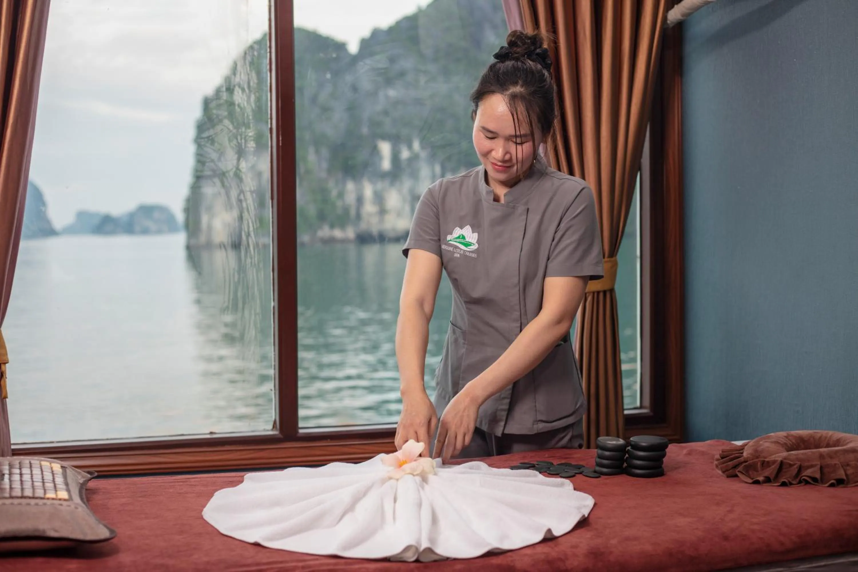 Spa and wellness centre/facilities in Verdure Lotus Grandeur Cruise on Ha Long Bay