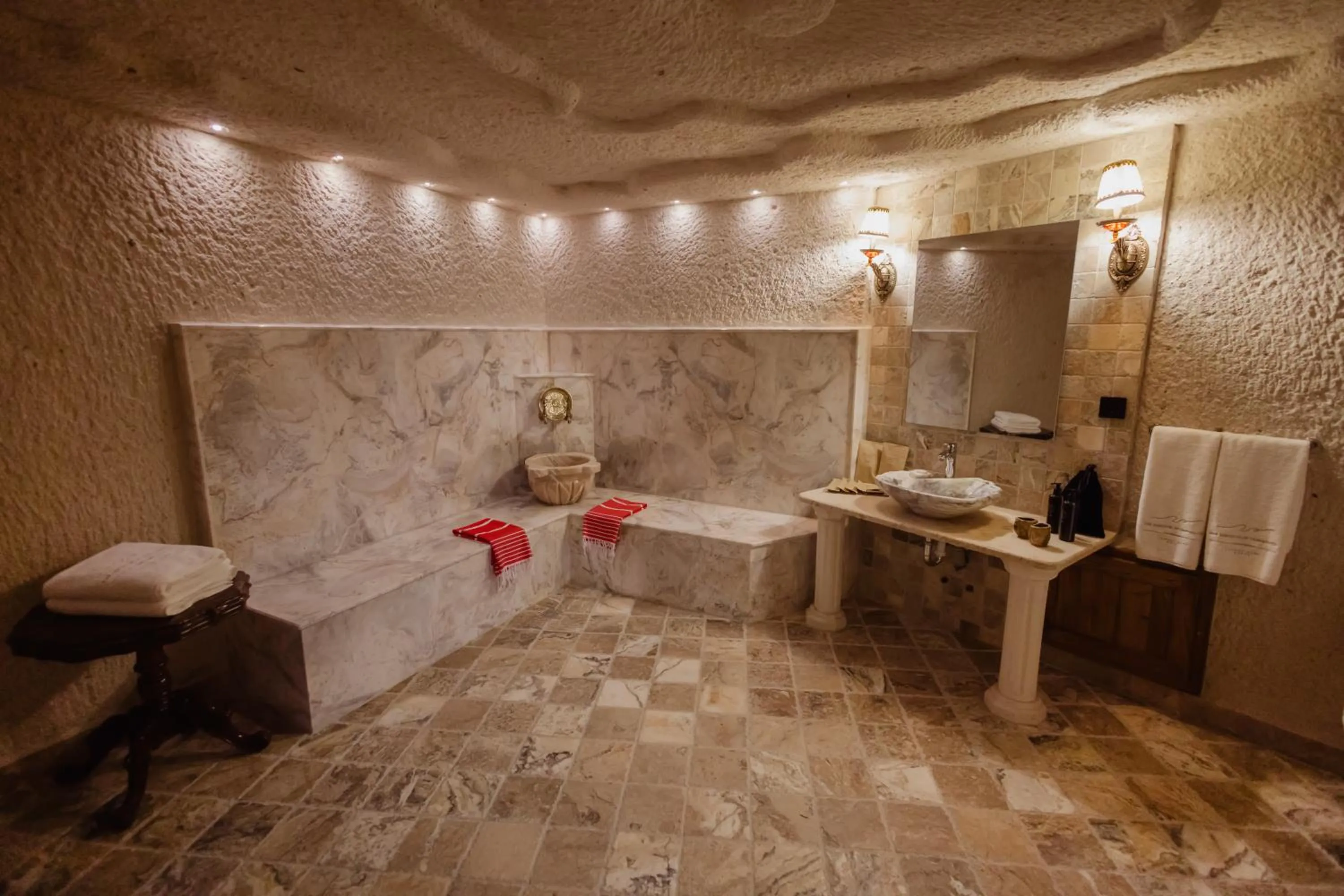Bathroom in The Kingdom Of Cappadocia Luxury Cave Hotel