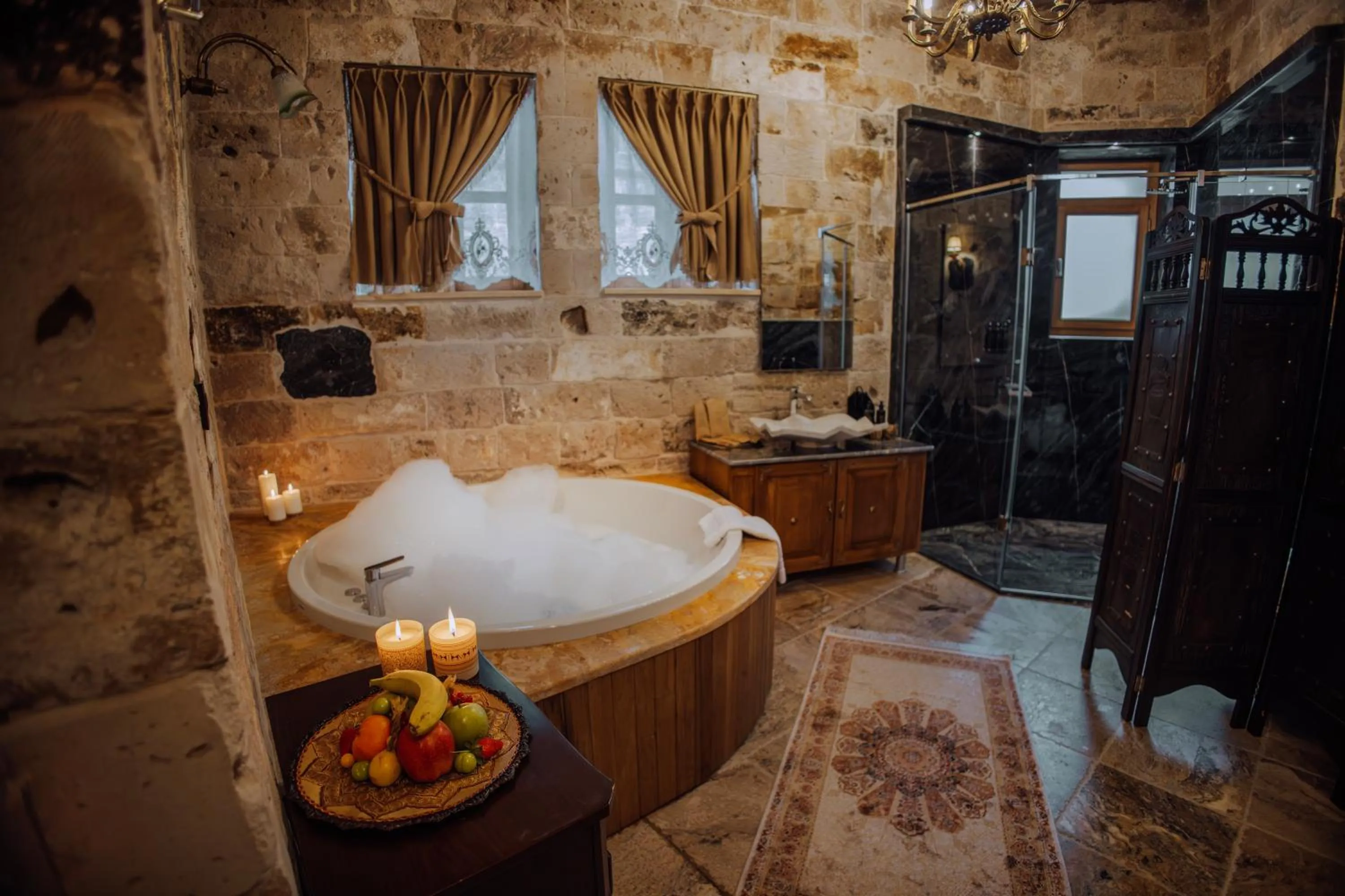 Shower in The Kingdom Of Cappadocia Luxury Cave Hotel