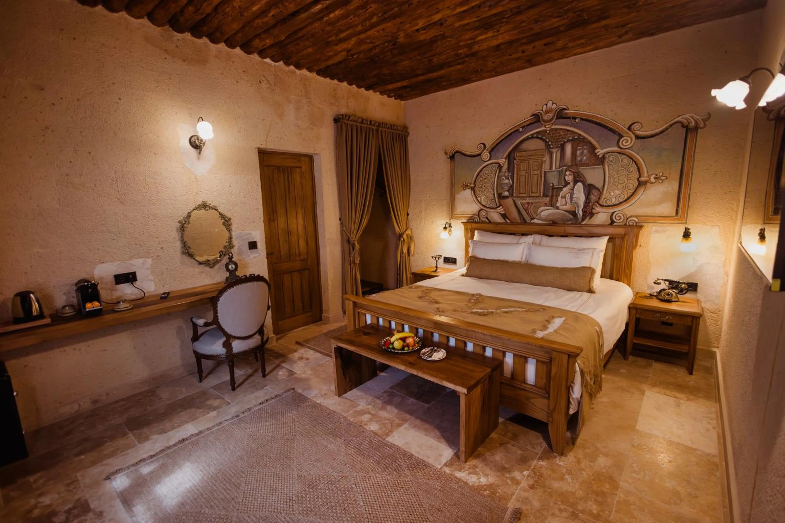 Bedroom, Bed in The Kingdom Of Cappadocia Luxury Cave Hotel
